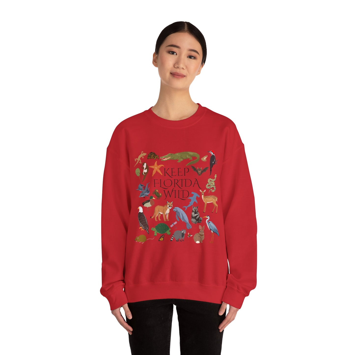 Keep Florida Wild Unisex Crewneck Sweatshirt