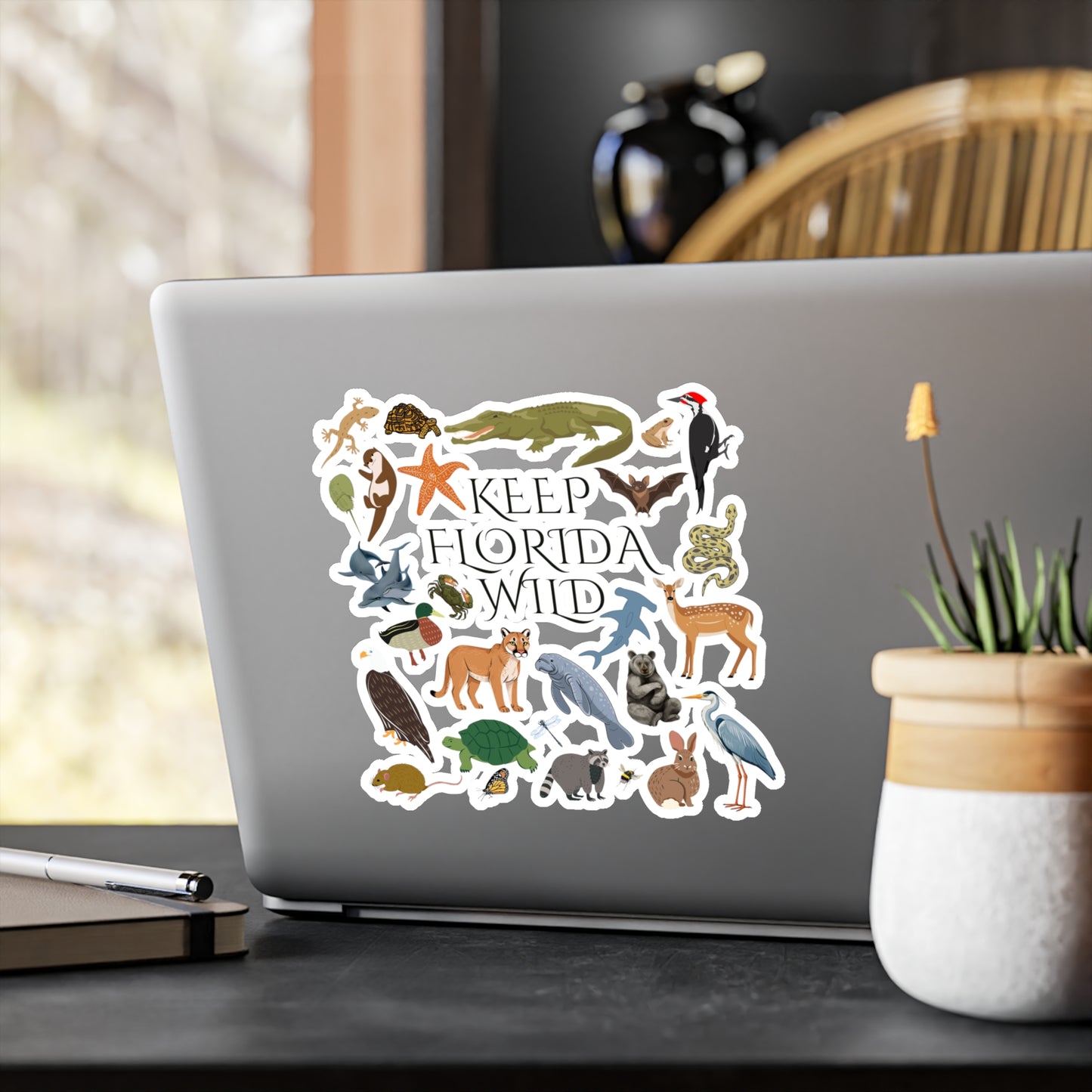 Keep Florida Wild Vinyl Decals