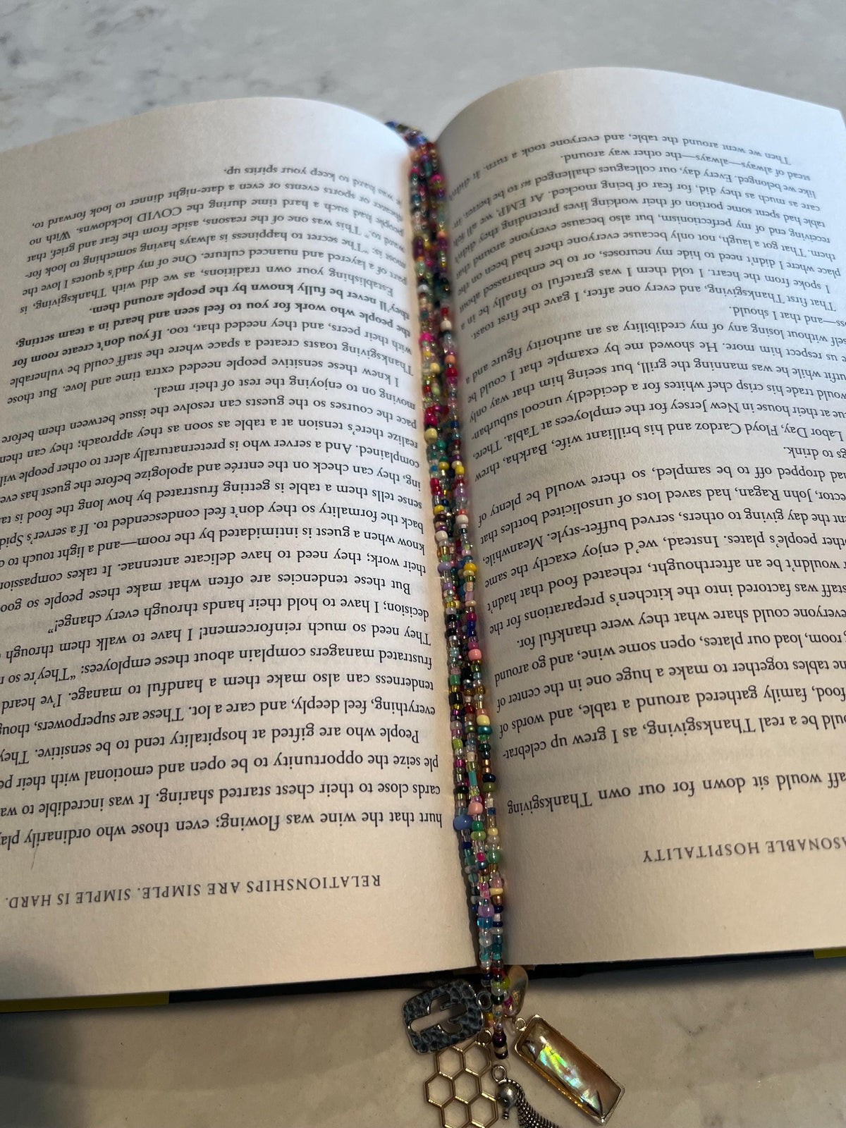 Hand beaded bookmarks. Customizable