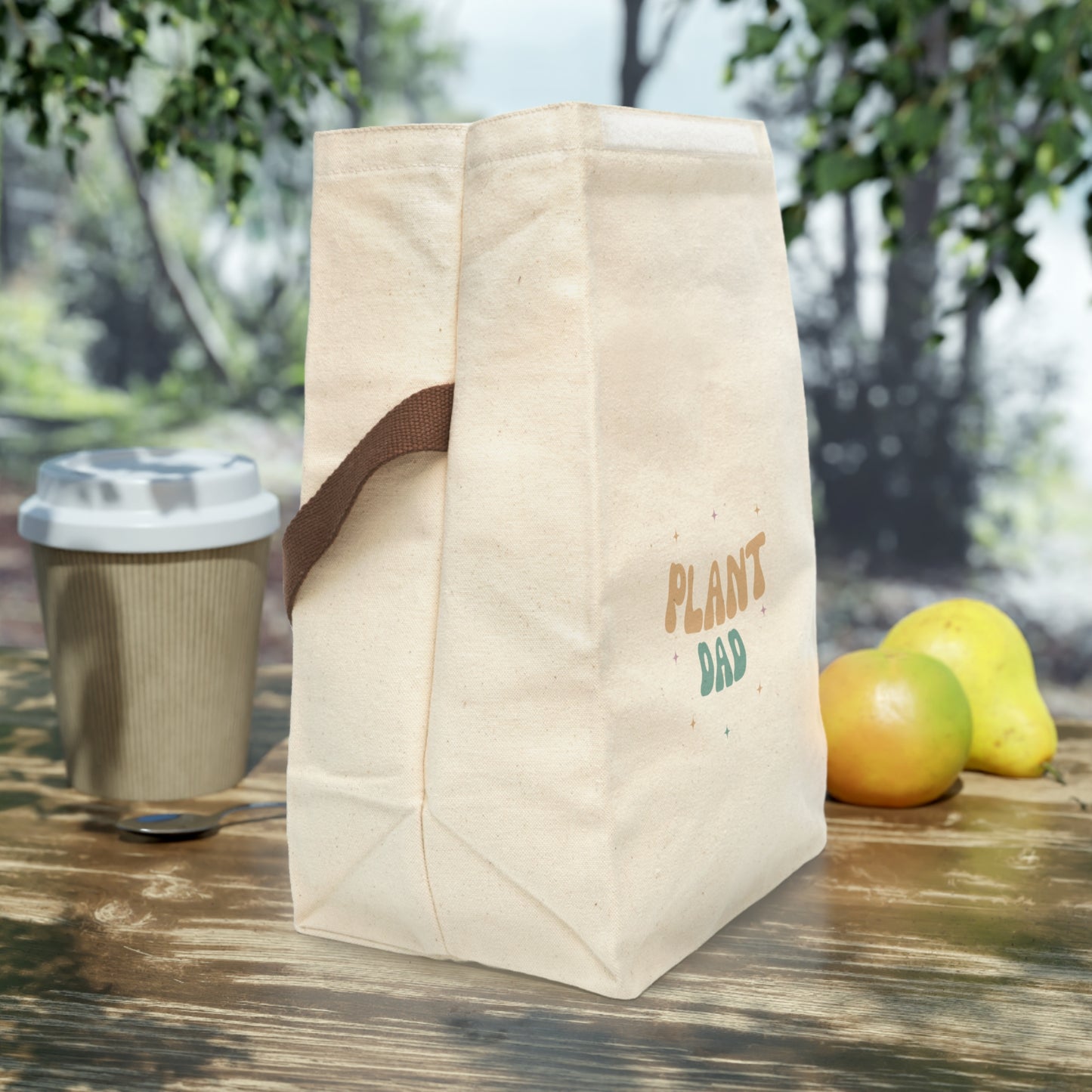 Plant Dad Canvas Lunch Bag