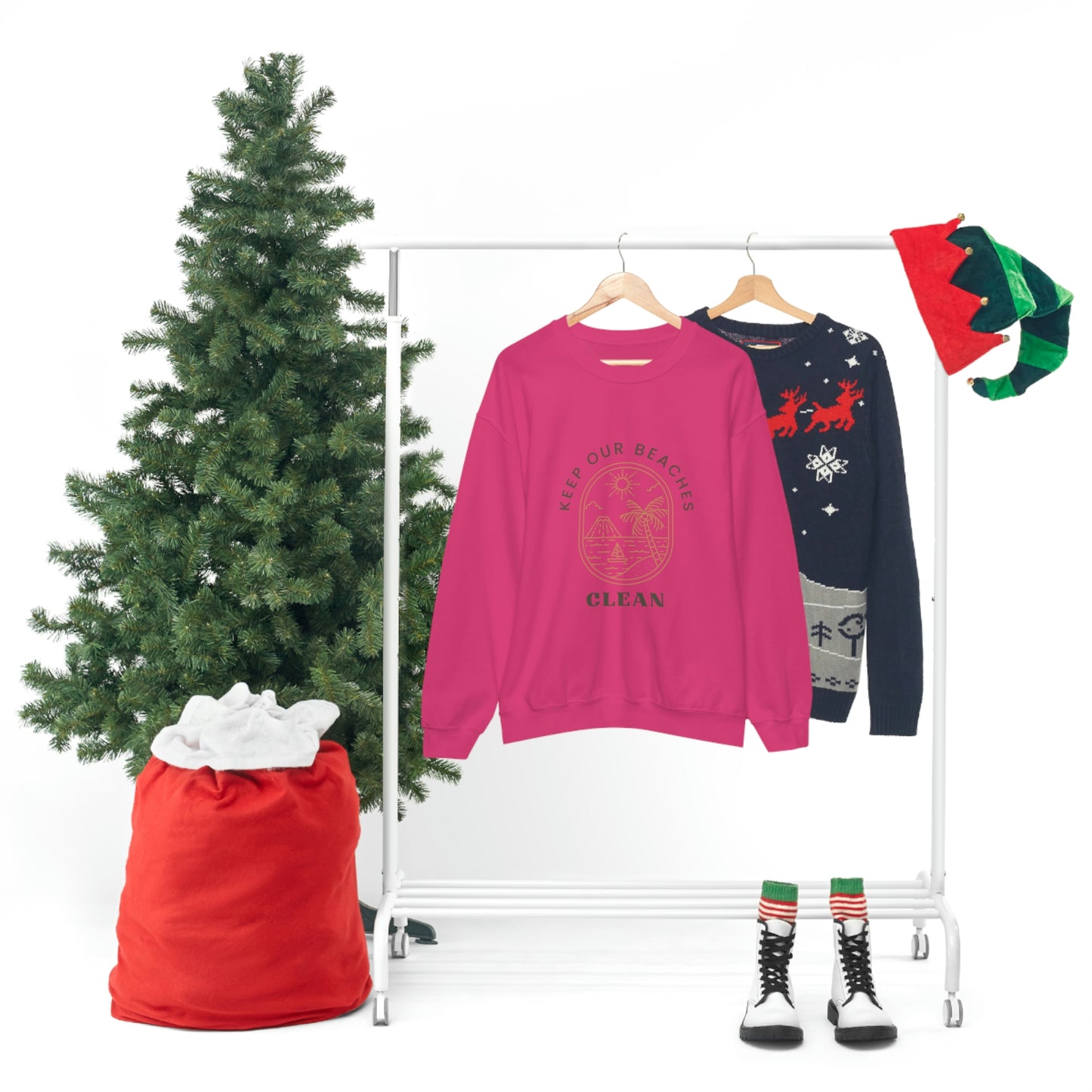 Clean Beaches Unisex Crewneck