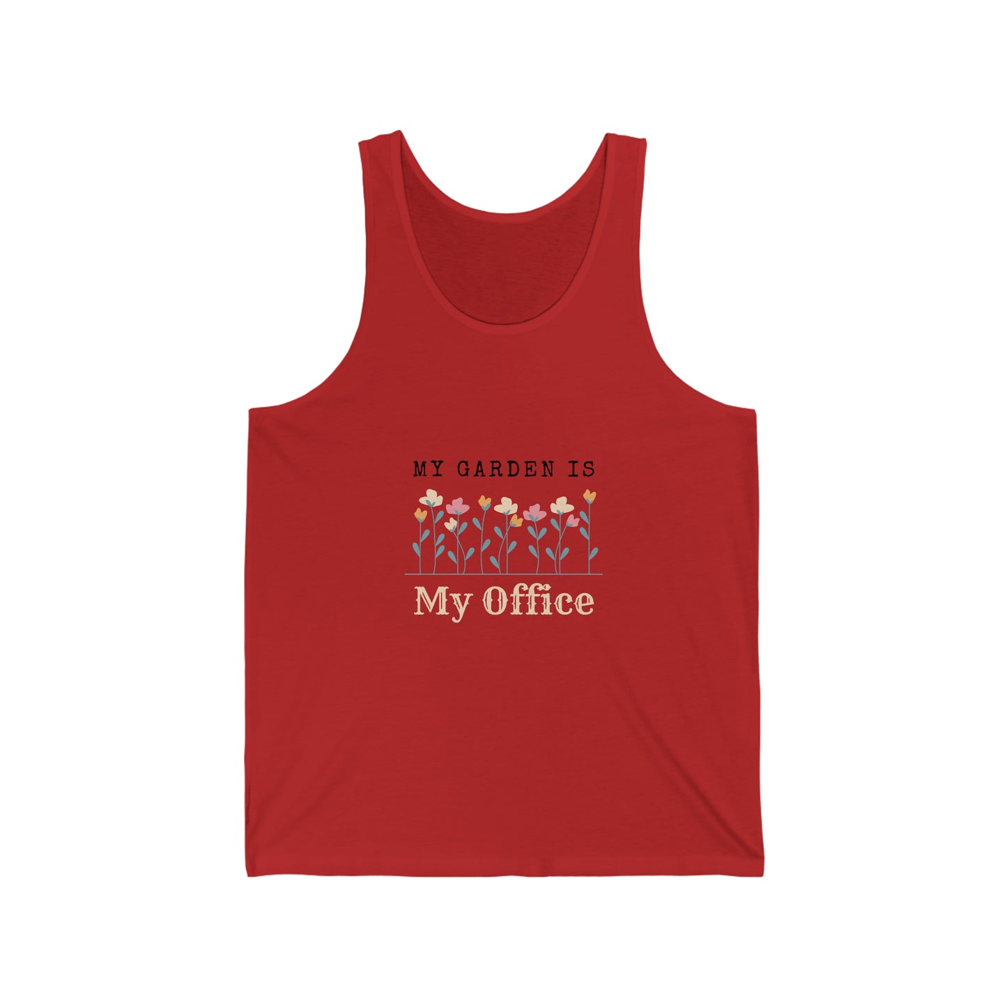 My Office Unisex Jersey Tank