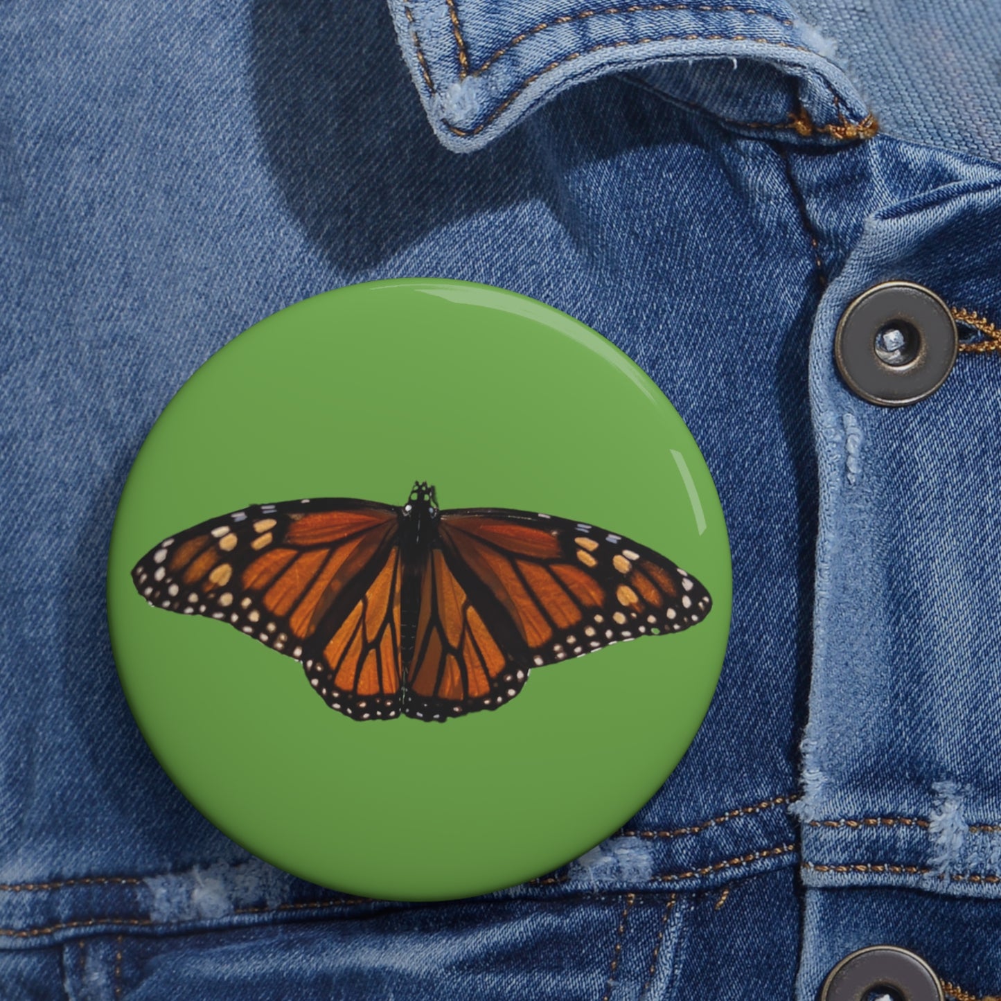 Monarch Pin Buttons