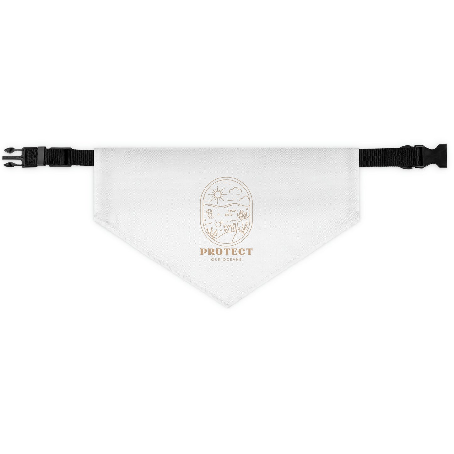 Protect Our Oceans Pet Bandana Collar