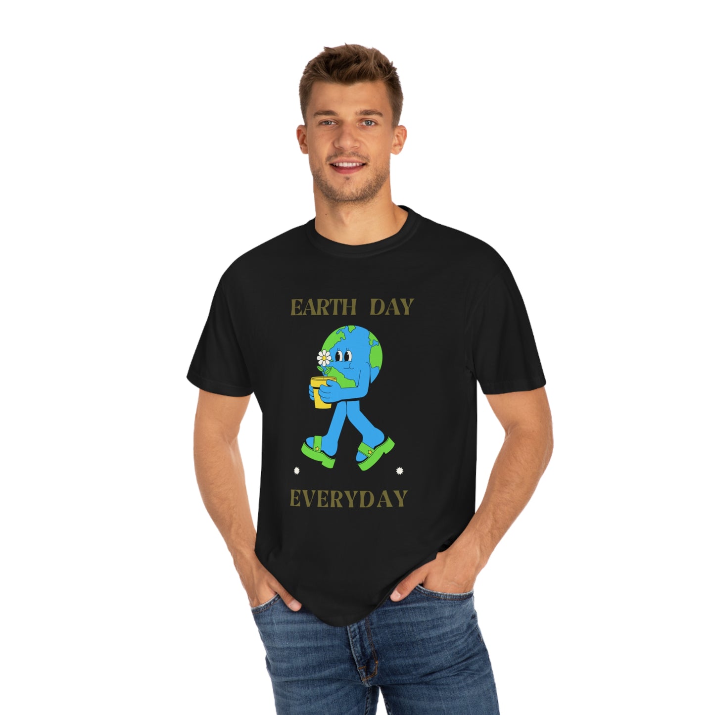 Earth Day Everyday Unisex Garment-Dyed T-shirt