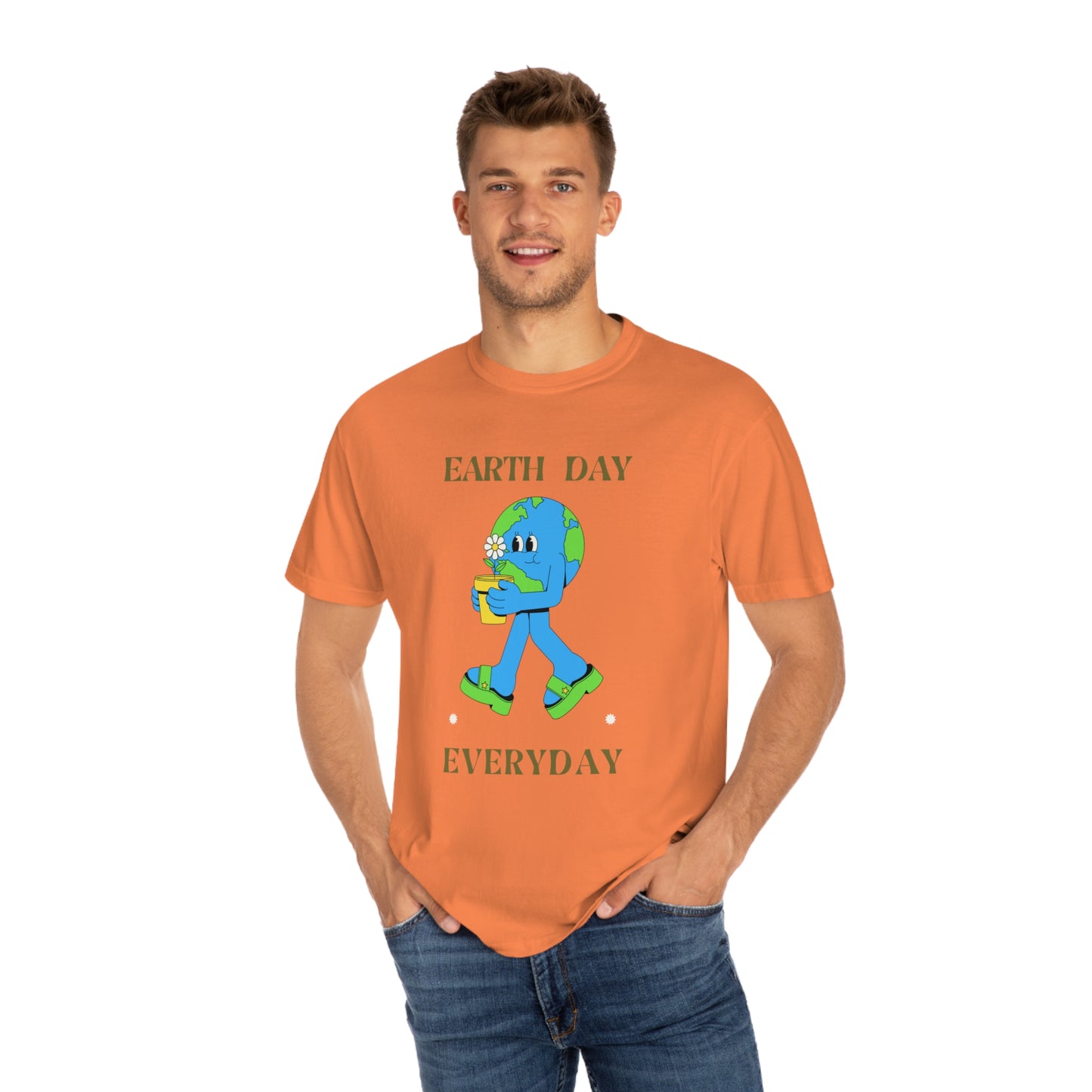 Earth Day Everyday Unisex Garment-Dyed T-shirt
