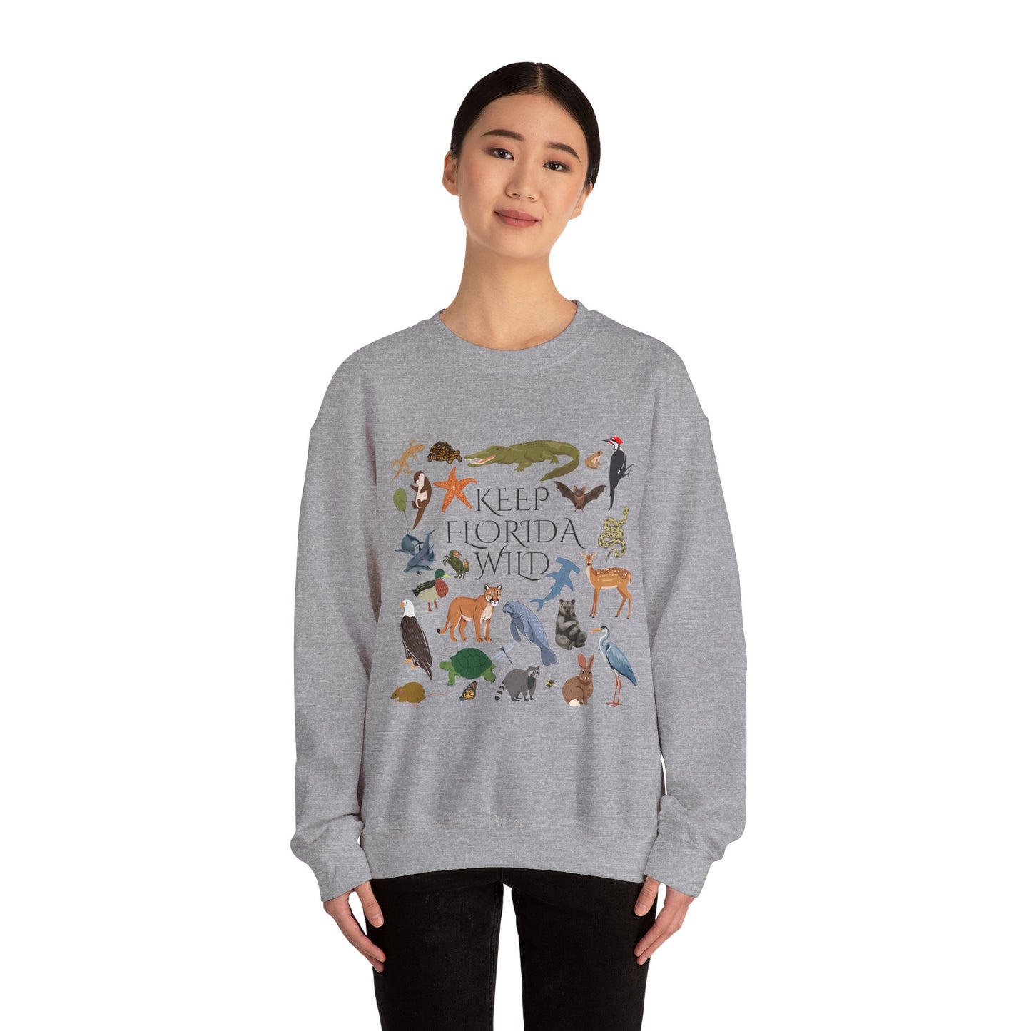 Keep Florida Wild Unisex Crewneck Sweatshirt