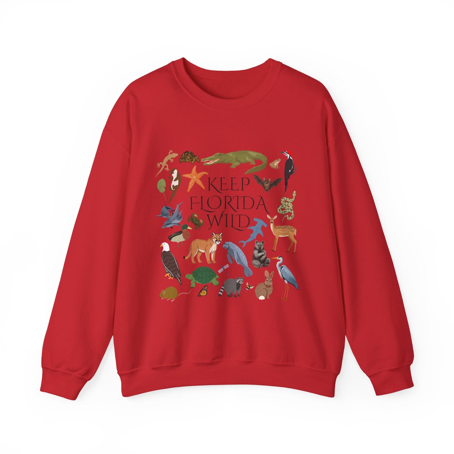 Keep Florida Wild Unisex Crewneck Sweatshirt