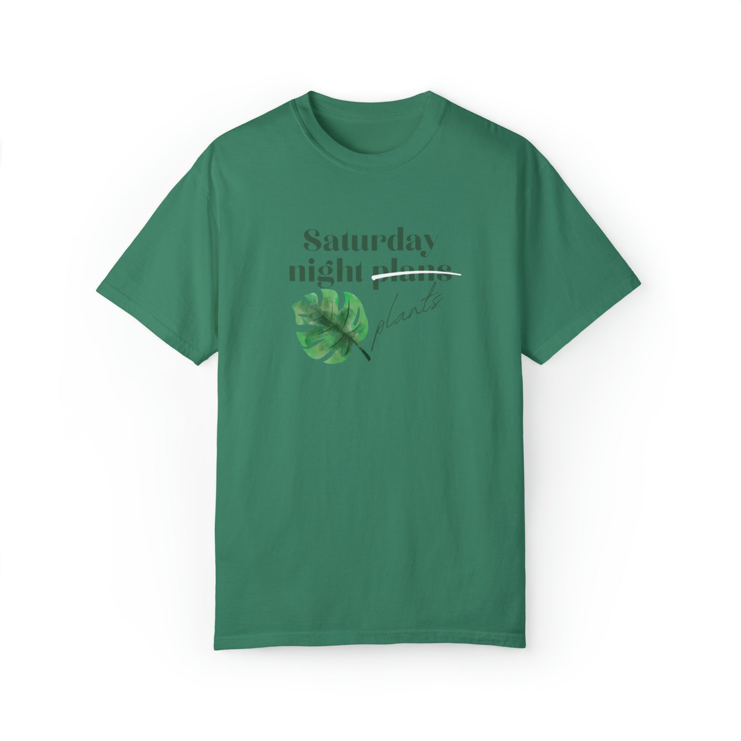 Saturday Night Plants Unisex Garment-Dyed T-shirt