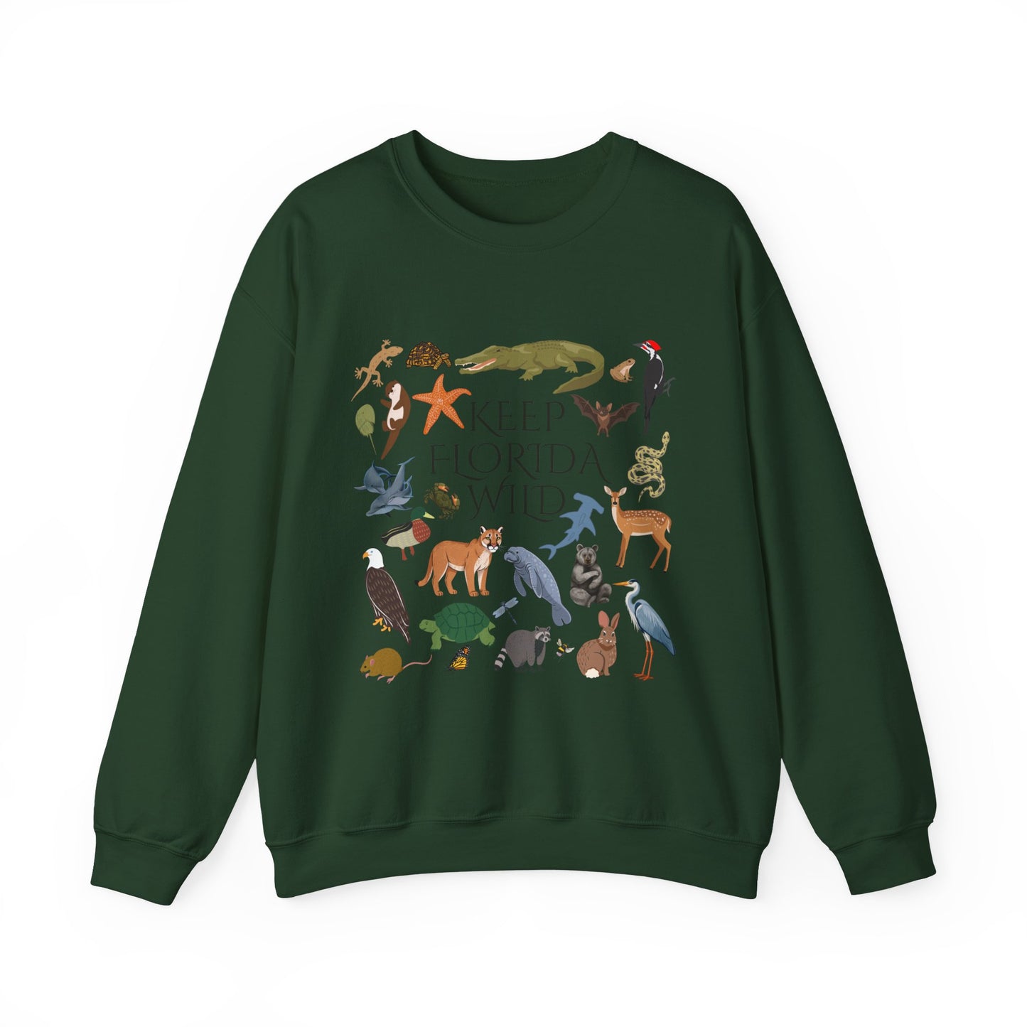 Keep Florida Wild Unisex Crewneck Sweatshirt