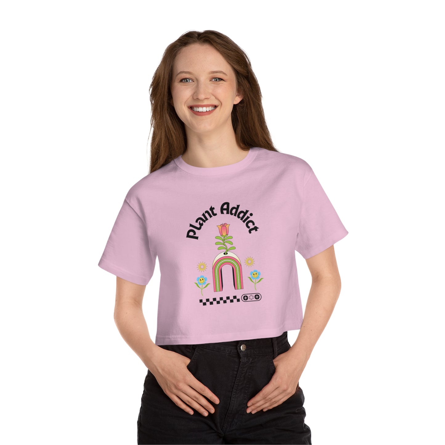 Plant Addict Champion Women's Cropped T-Shirt