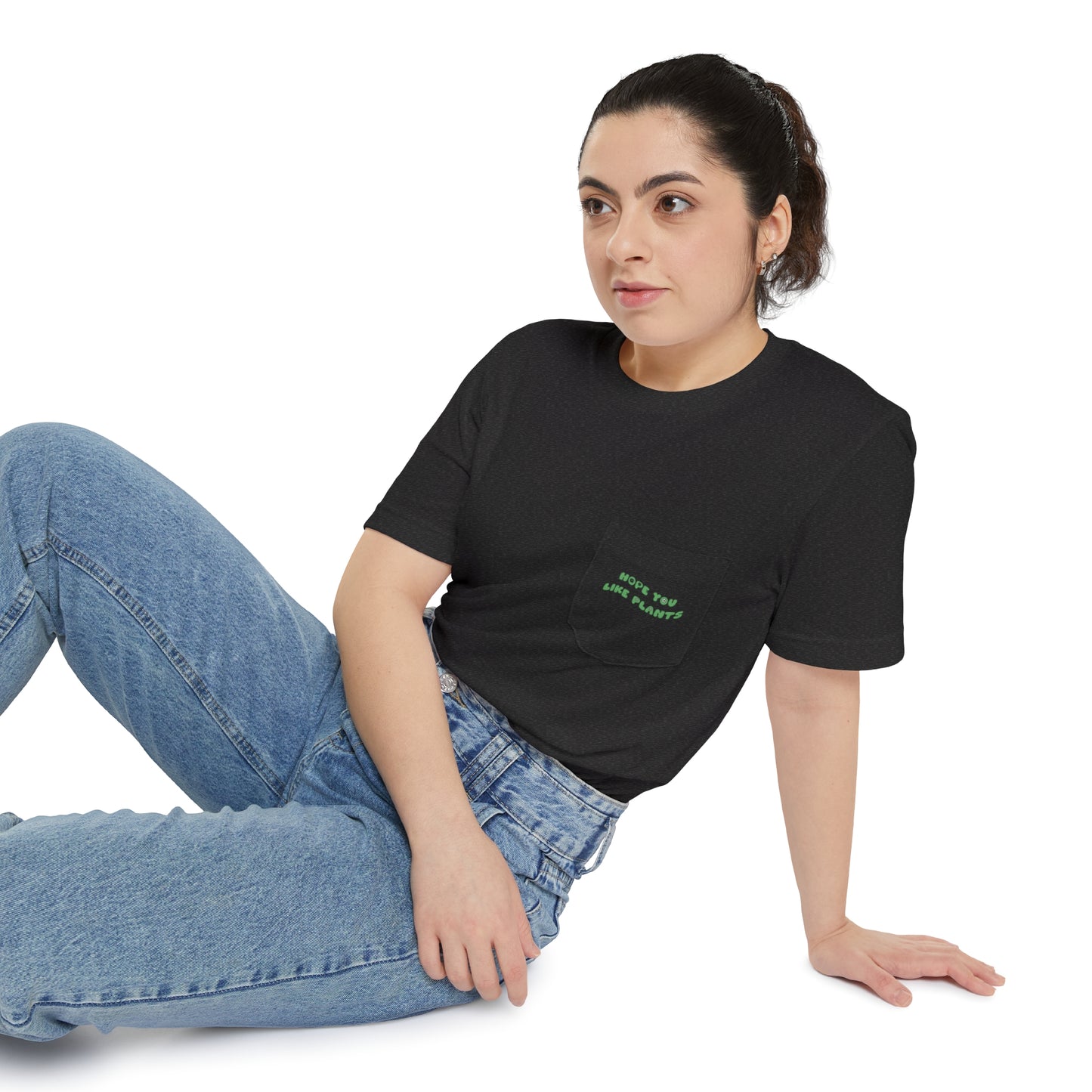 Hope You Like Plants Unisex Pocket Tee
