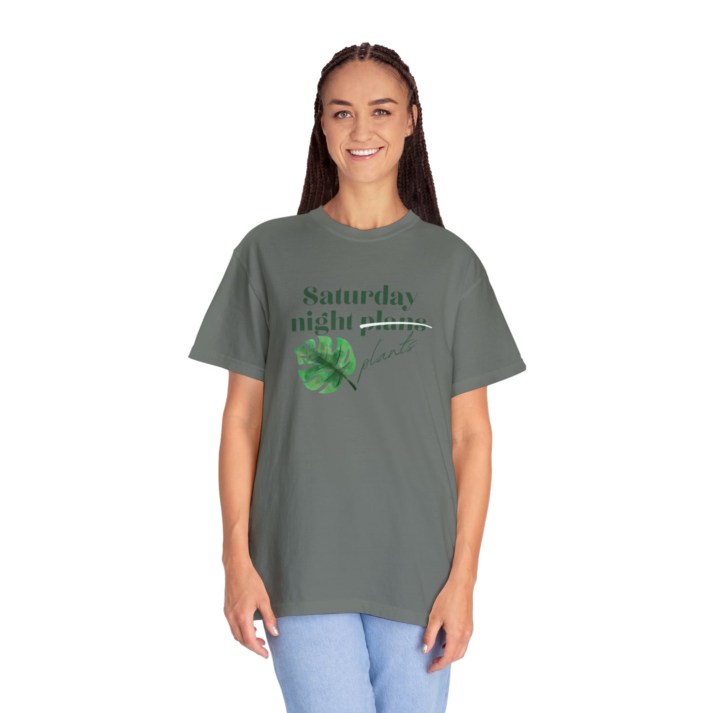 Saturday Night Plants Unisex Garment-Dyed T-shirt