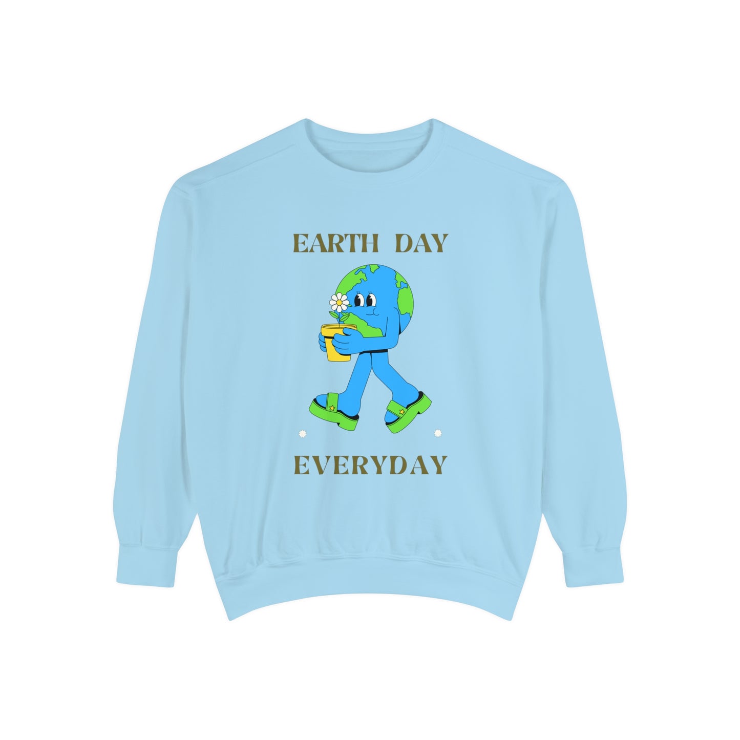 Earth Day Everyday Unisex Garment-Dyed Sweatshirt