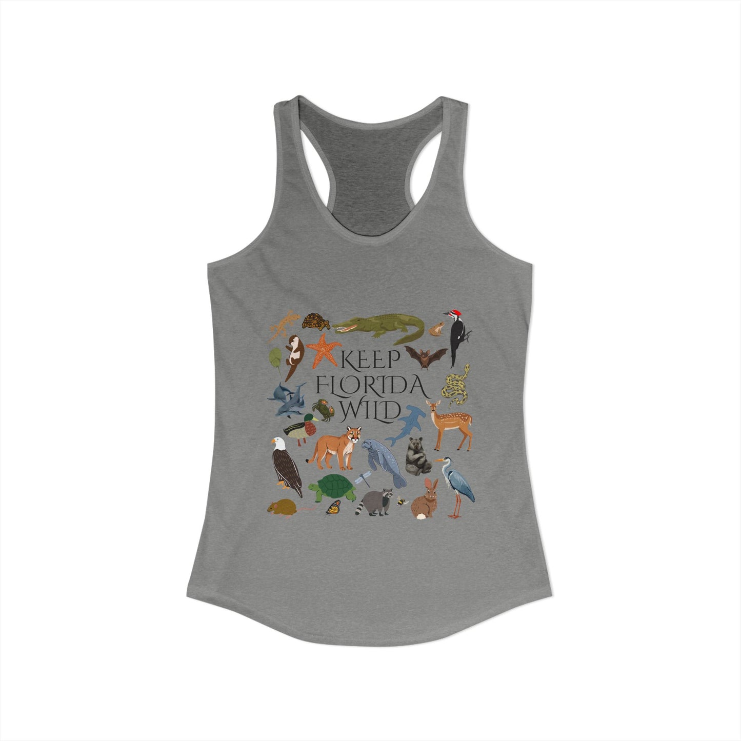 Keep Florida Wild Women's Racerback Tank