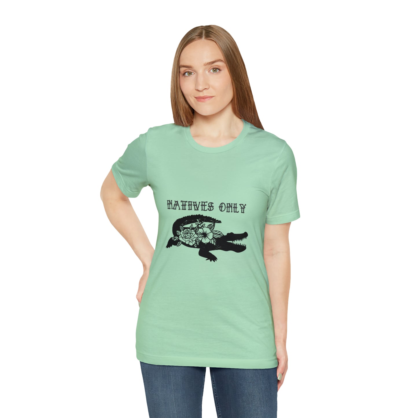 Natives Only Alligator Unisex Jersey Tee