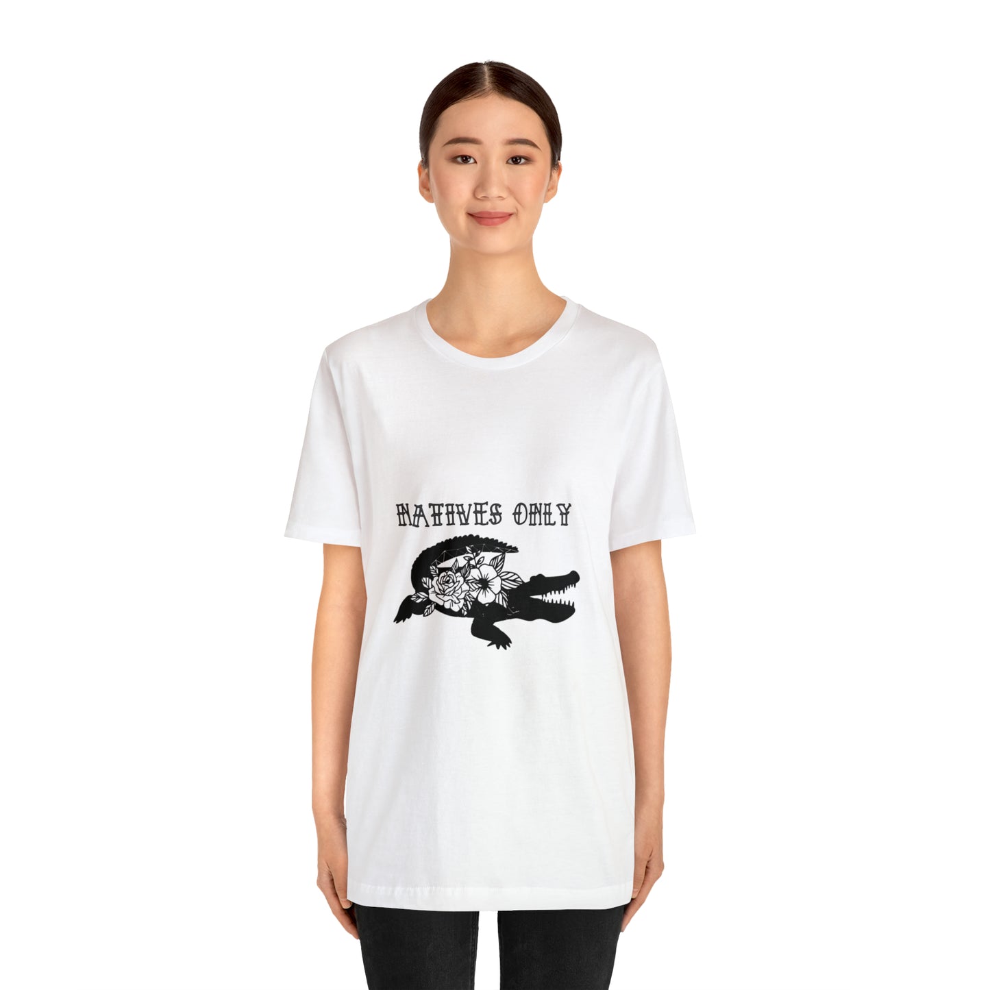 Natives Only Alligator Unisex Jersey Tee