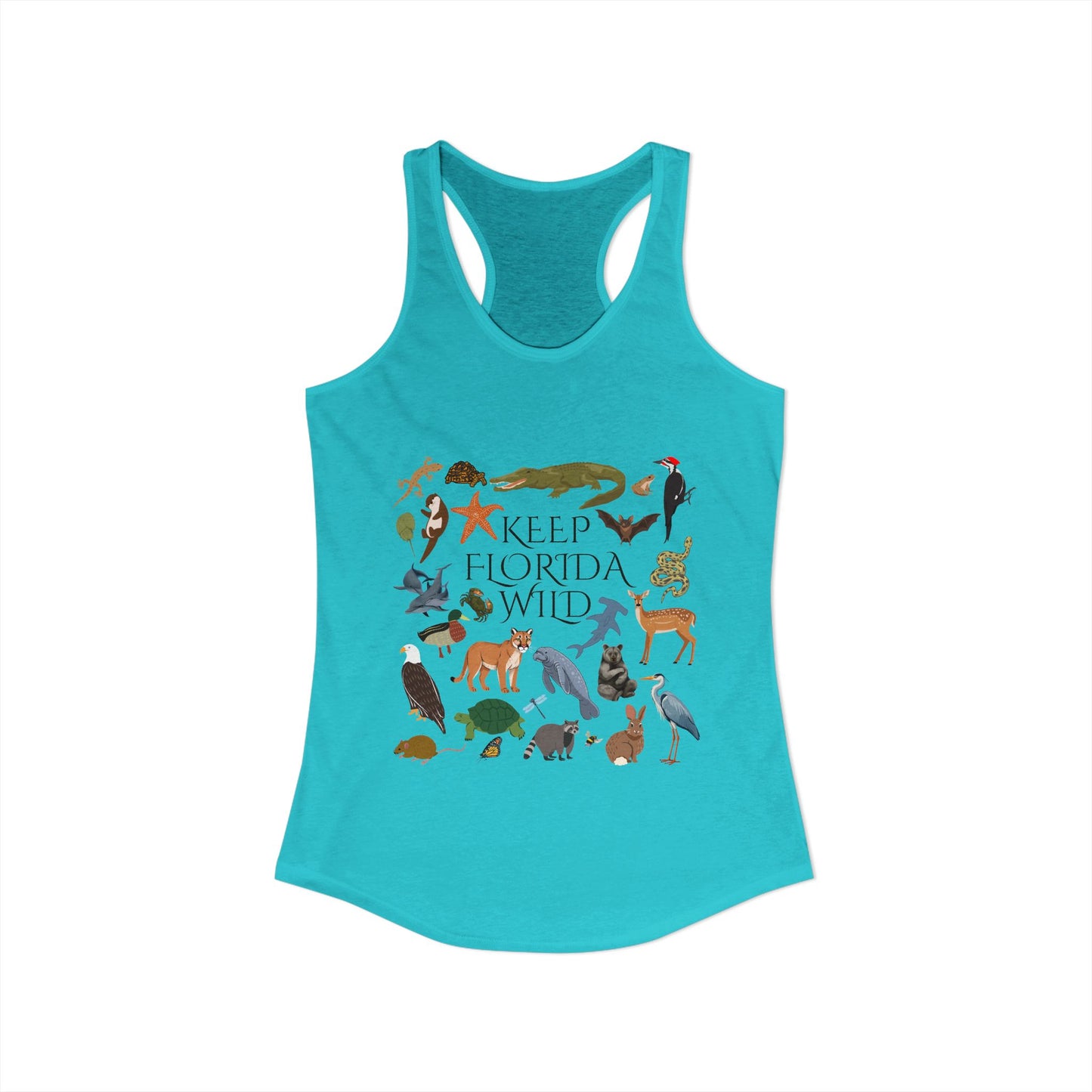 Keep Florida Wild Women's Racerback Tank