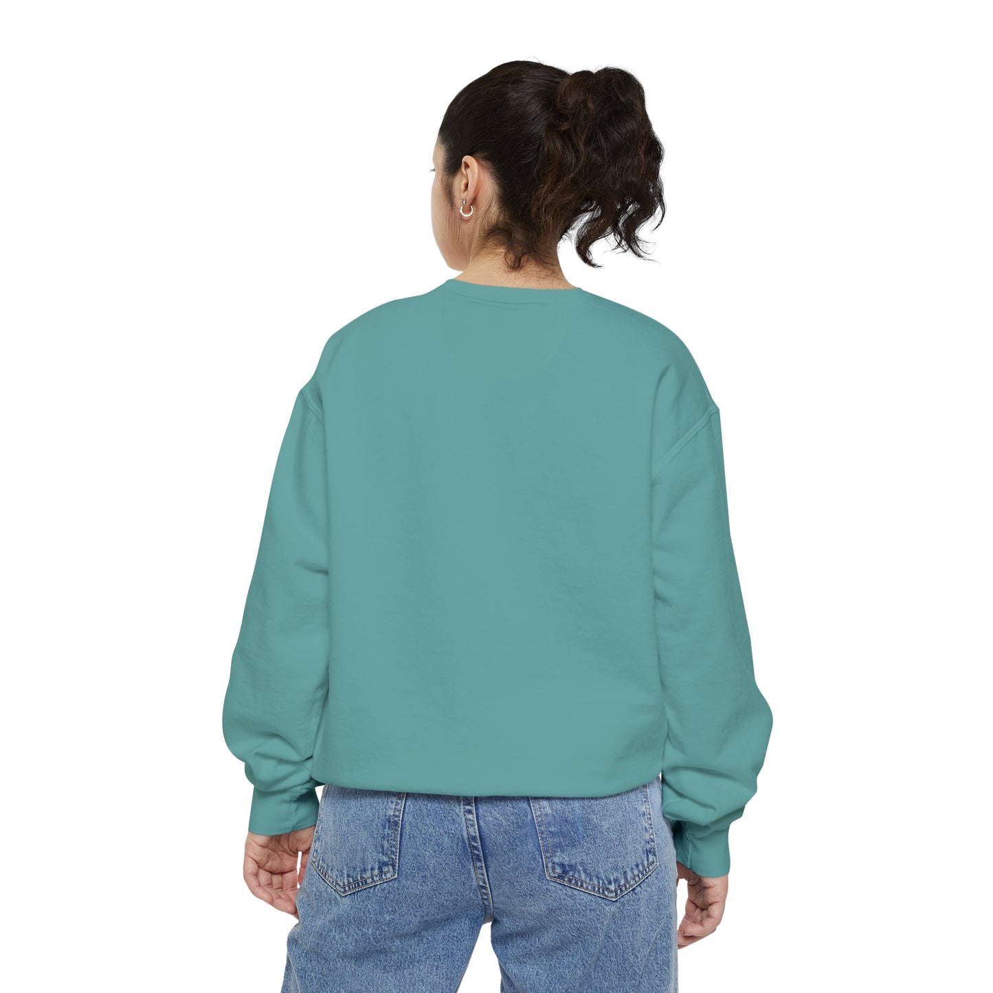 Plants & Cats Are All I Need Unisex Garment-Dyed Crewneck
