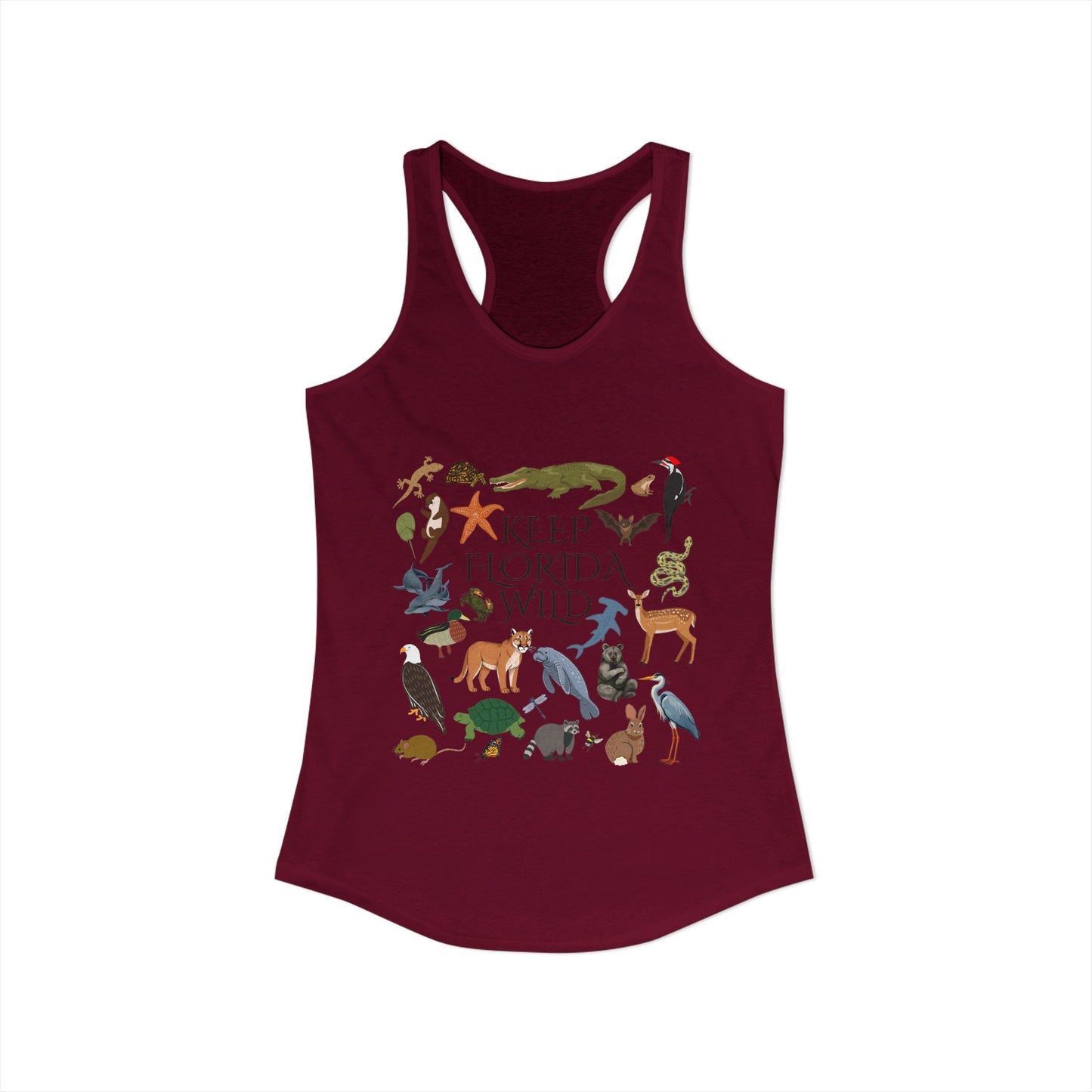 Keep Florida Wild Women's Racerback Tank