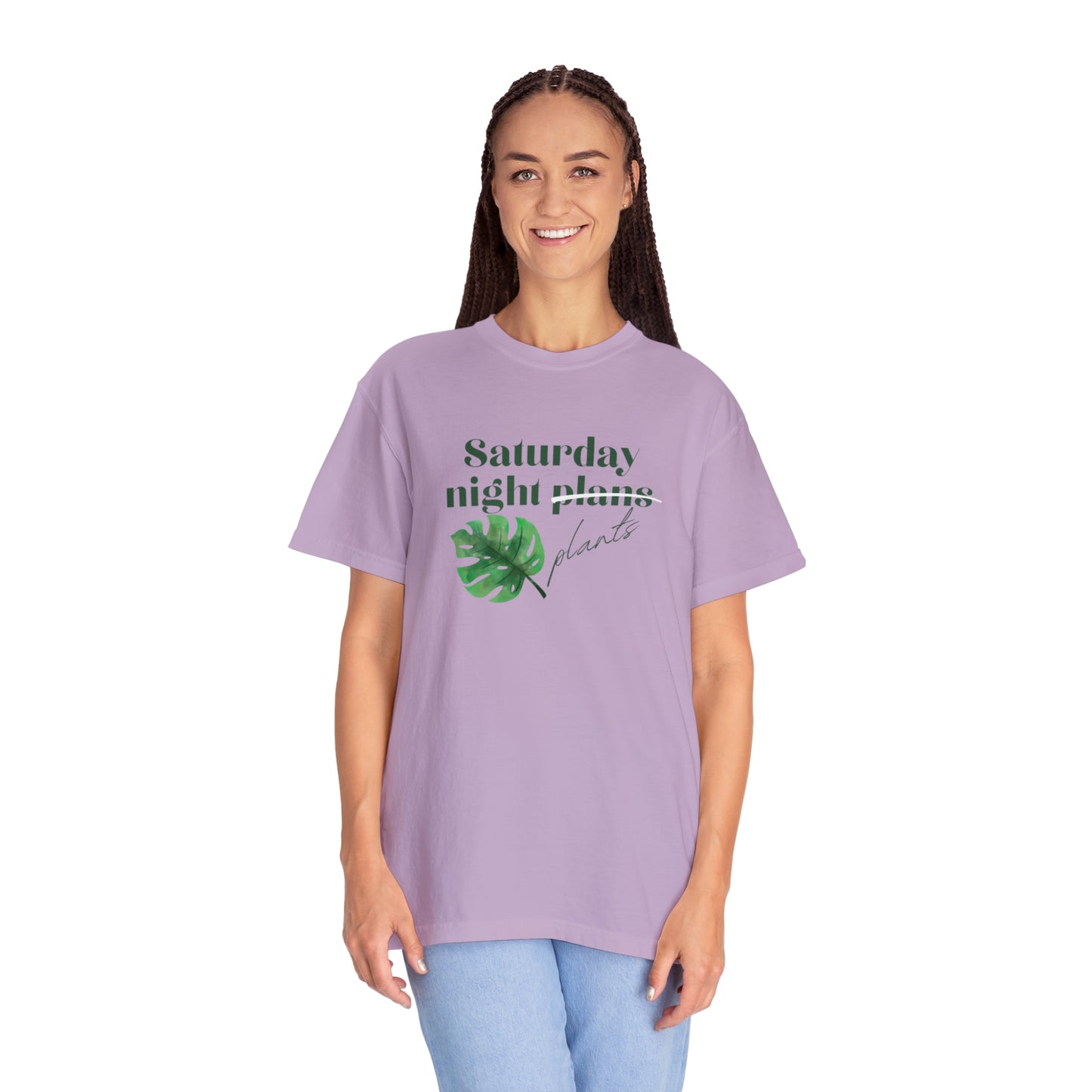 Saturday Night Plants Unisex Garment-Dyed T-shirt
