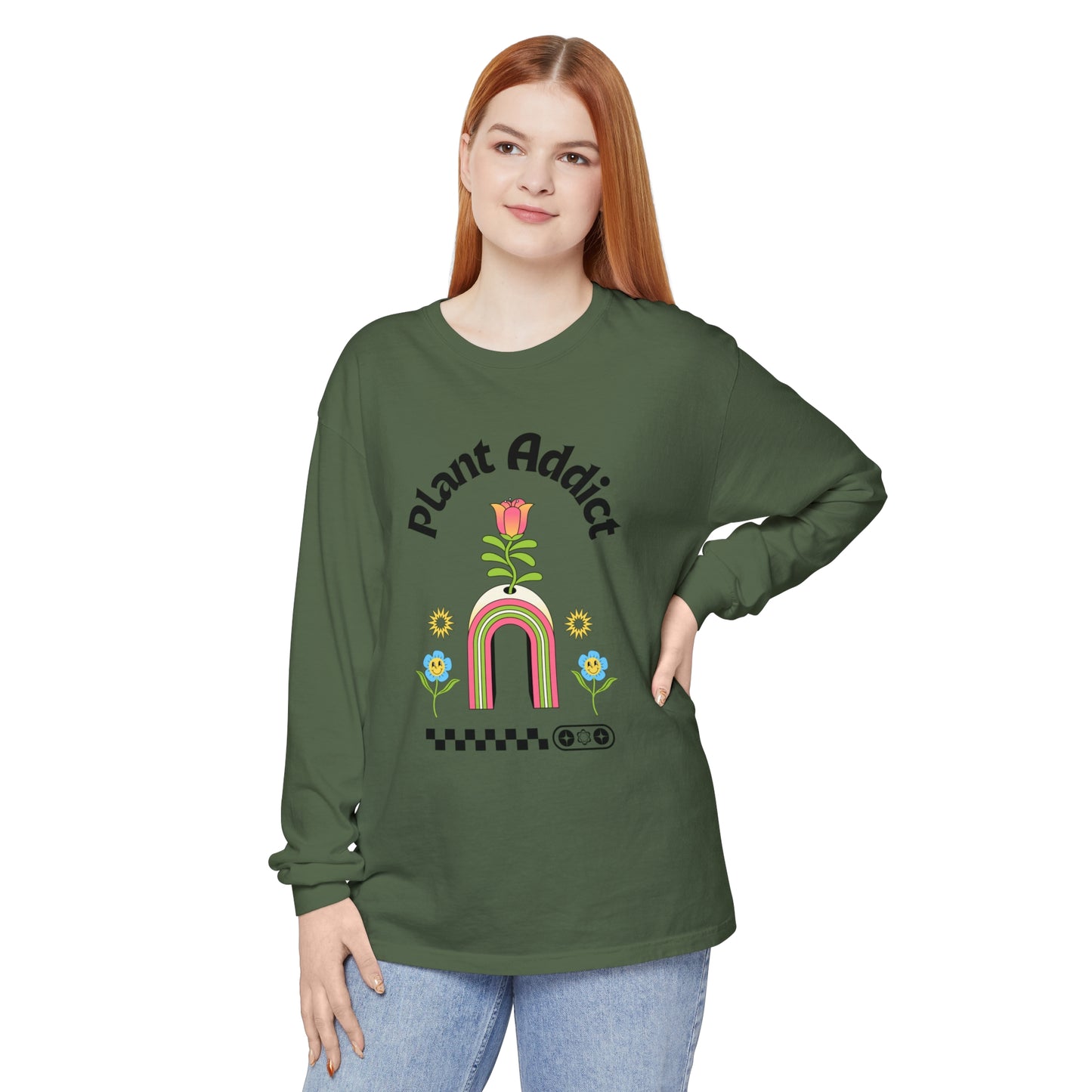 Plant Addict Garment-dyed Long Sleeve