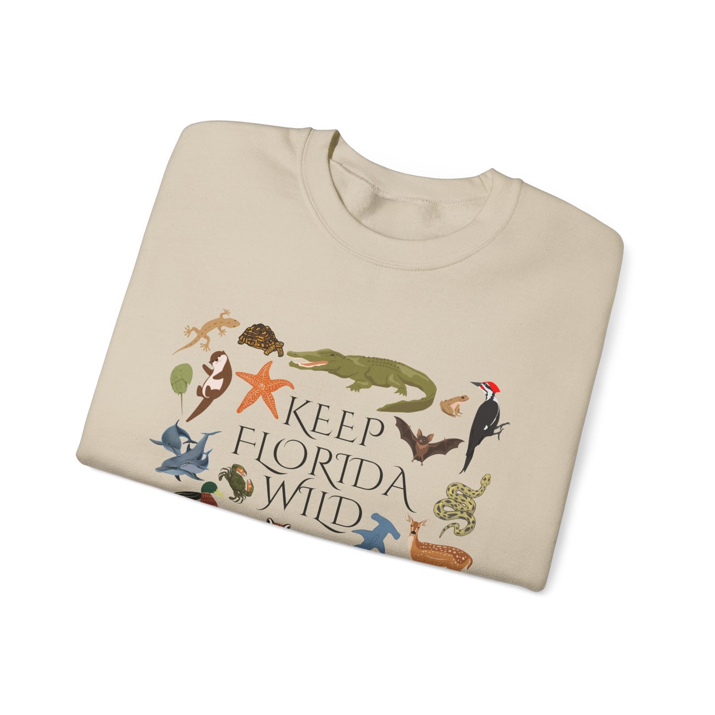 Keep Florida Wild Unisex Crewneck Sweatshirt