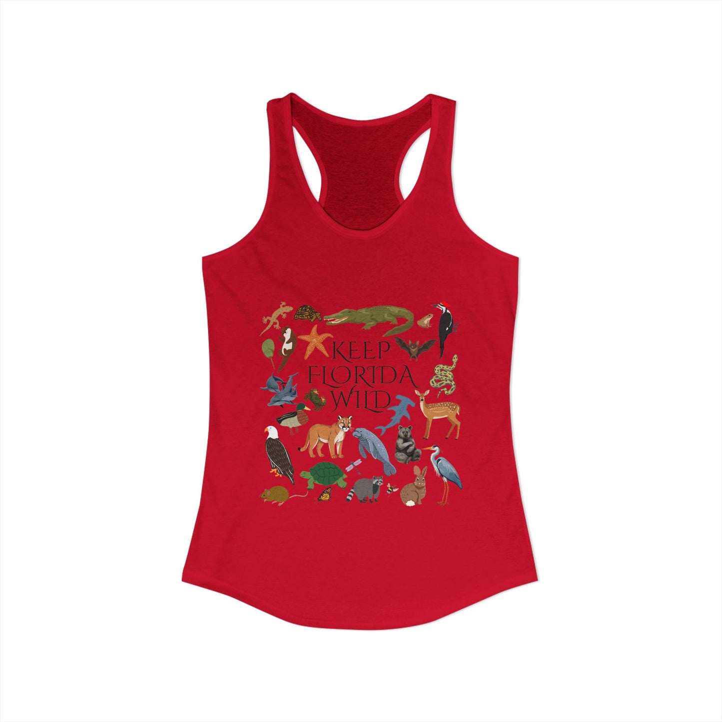 Keep Florida Wild Women's Racerback Tank