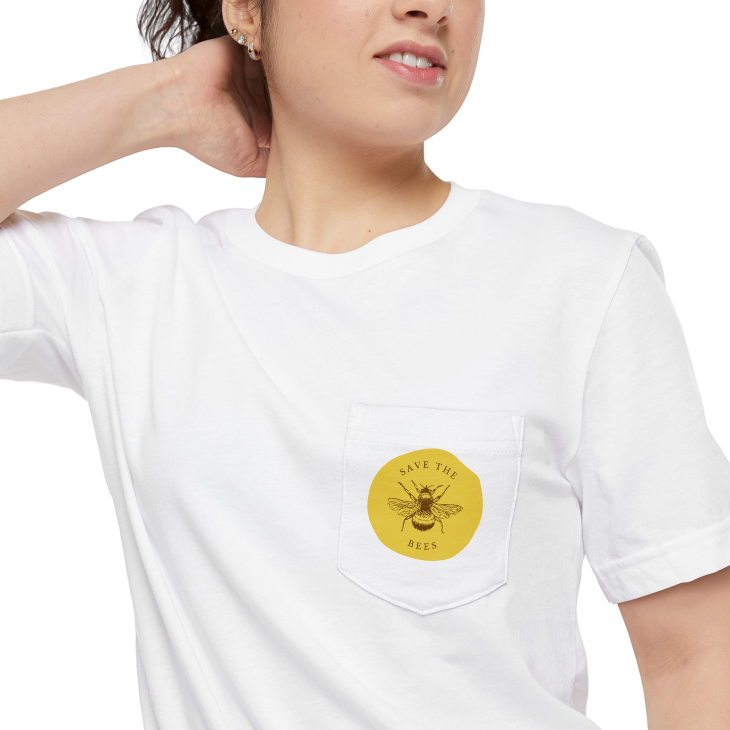 Save The Bees Unisex Pocket Tee