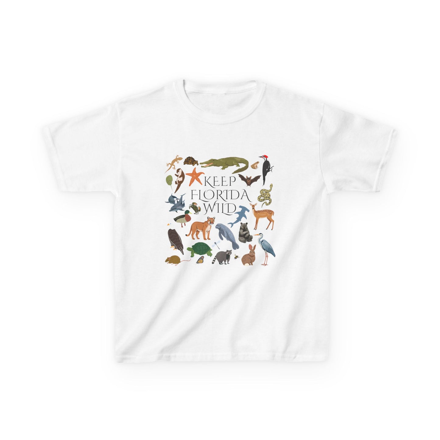 Keep Florida Wild Kids Cotton Tee