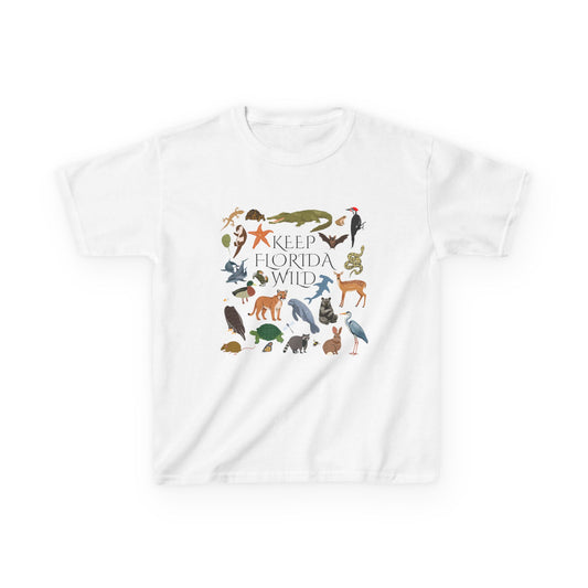 Keep Florida Wild Kids Cotton Tee