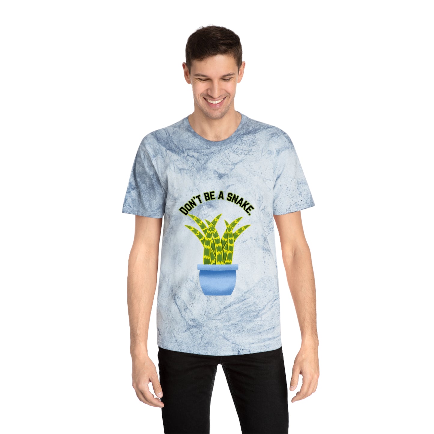 Don't Be A Snake Unisex Color Blast T-Shirt