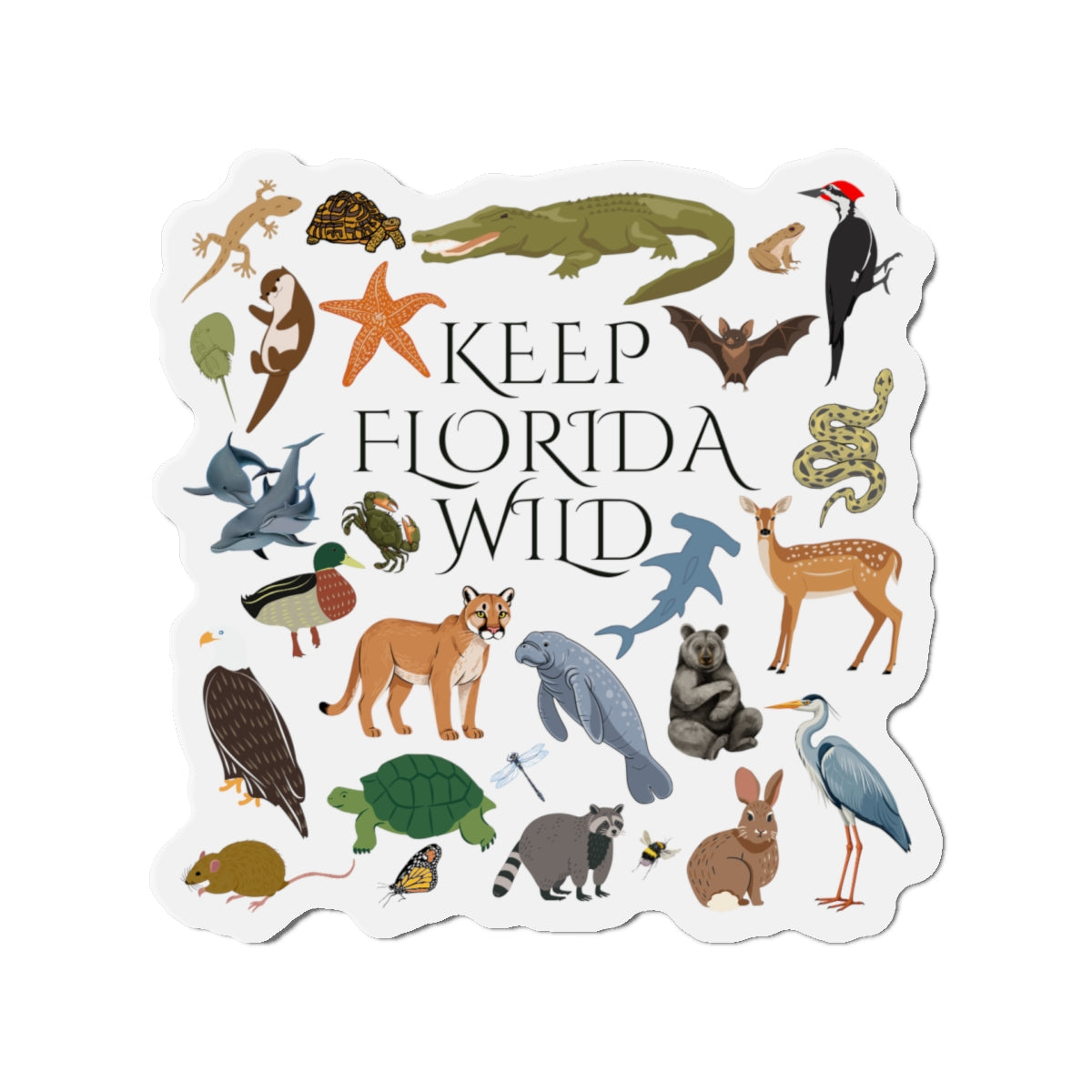 Keep Florida Wild Magnets