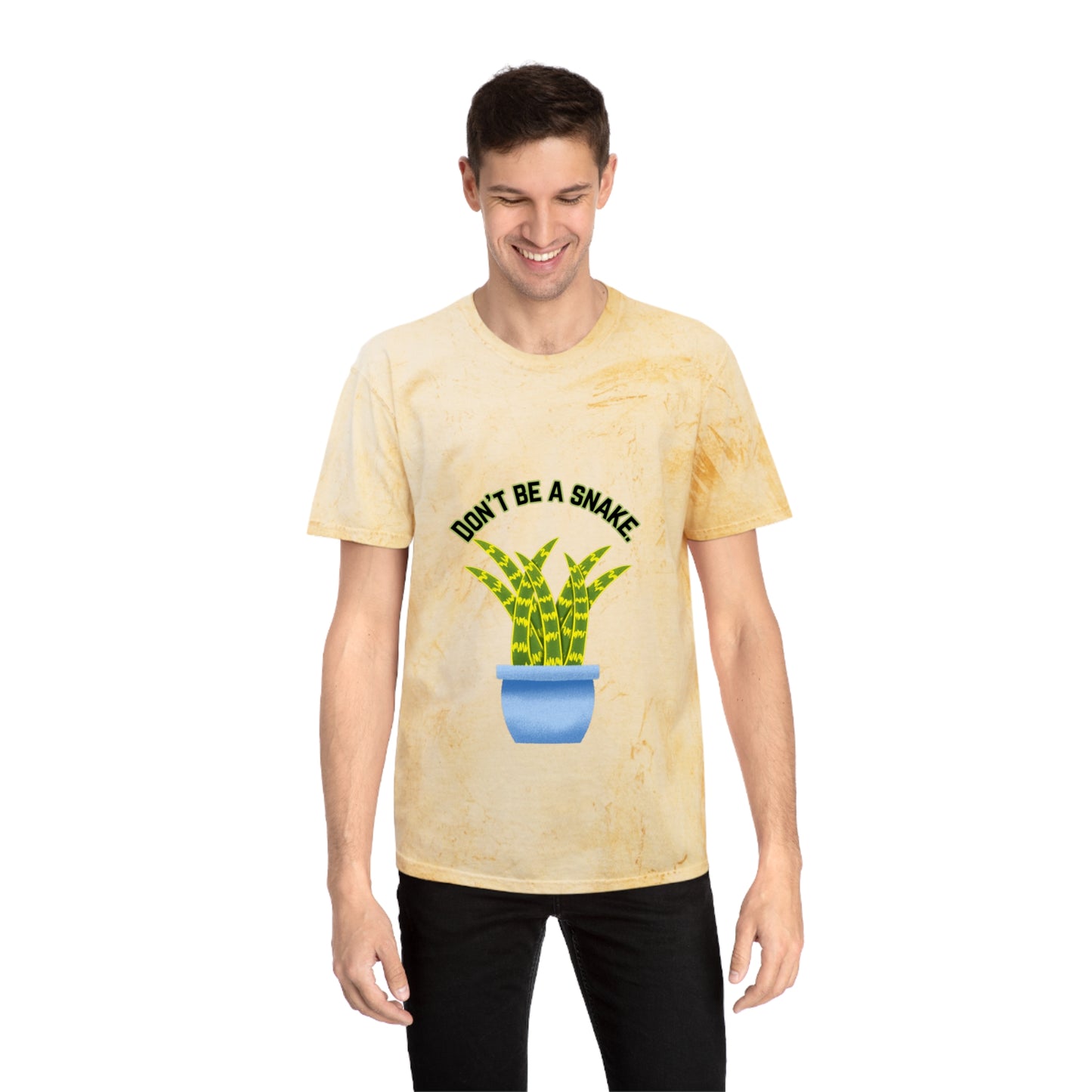 Don't Be A Snake Unisex Color Blast T-Shirt