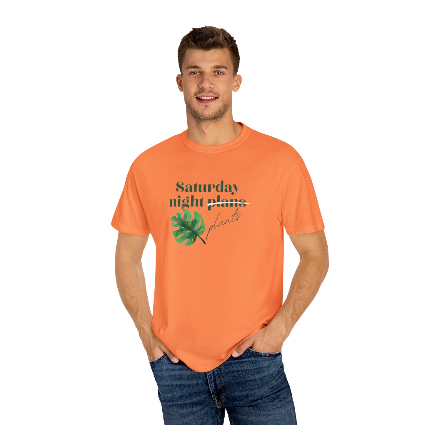 Saturday Night Plants Unisex Garment-Dyed T-shirt