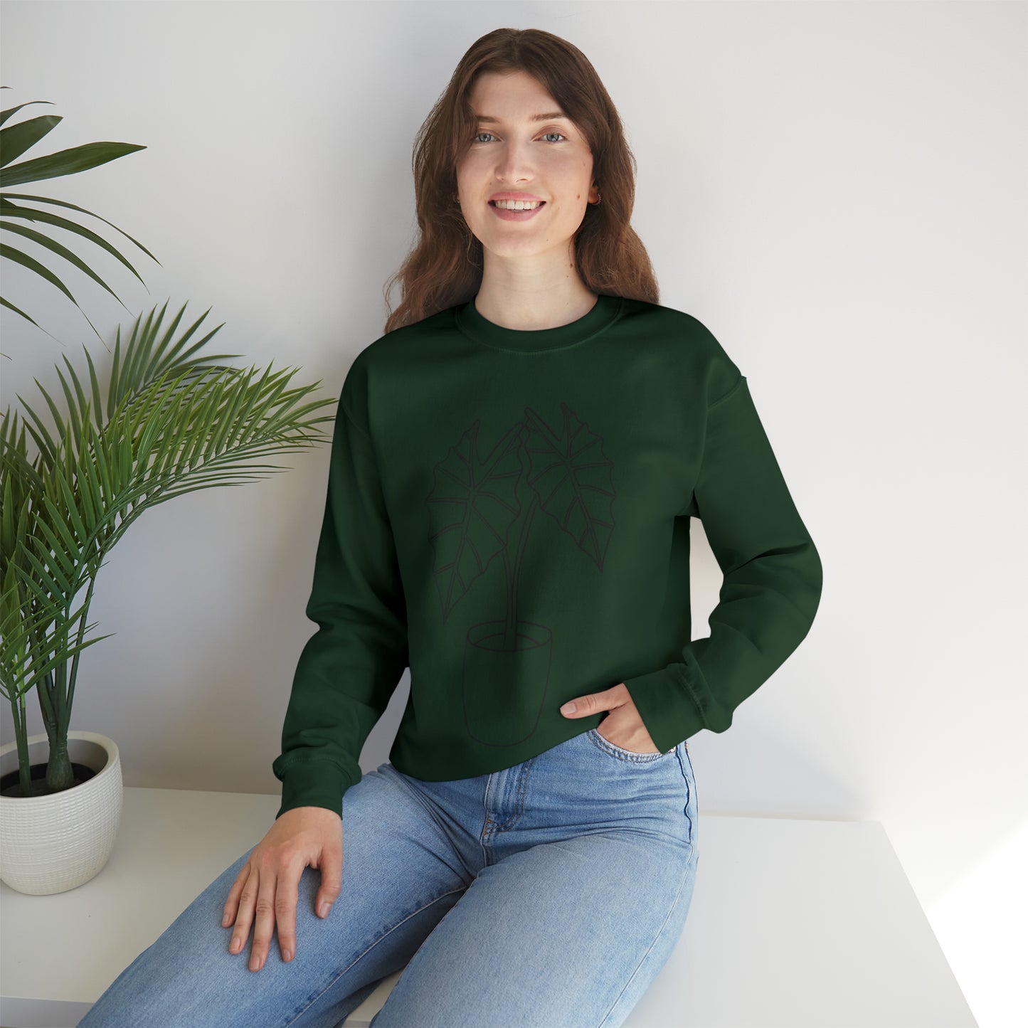 Alocasia Unisex Crewneck Sweatshirt