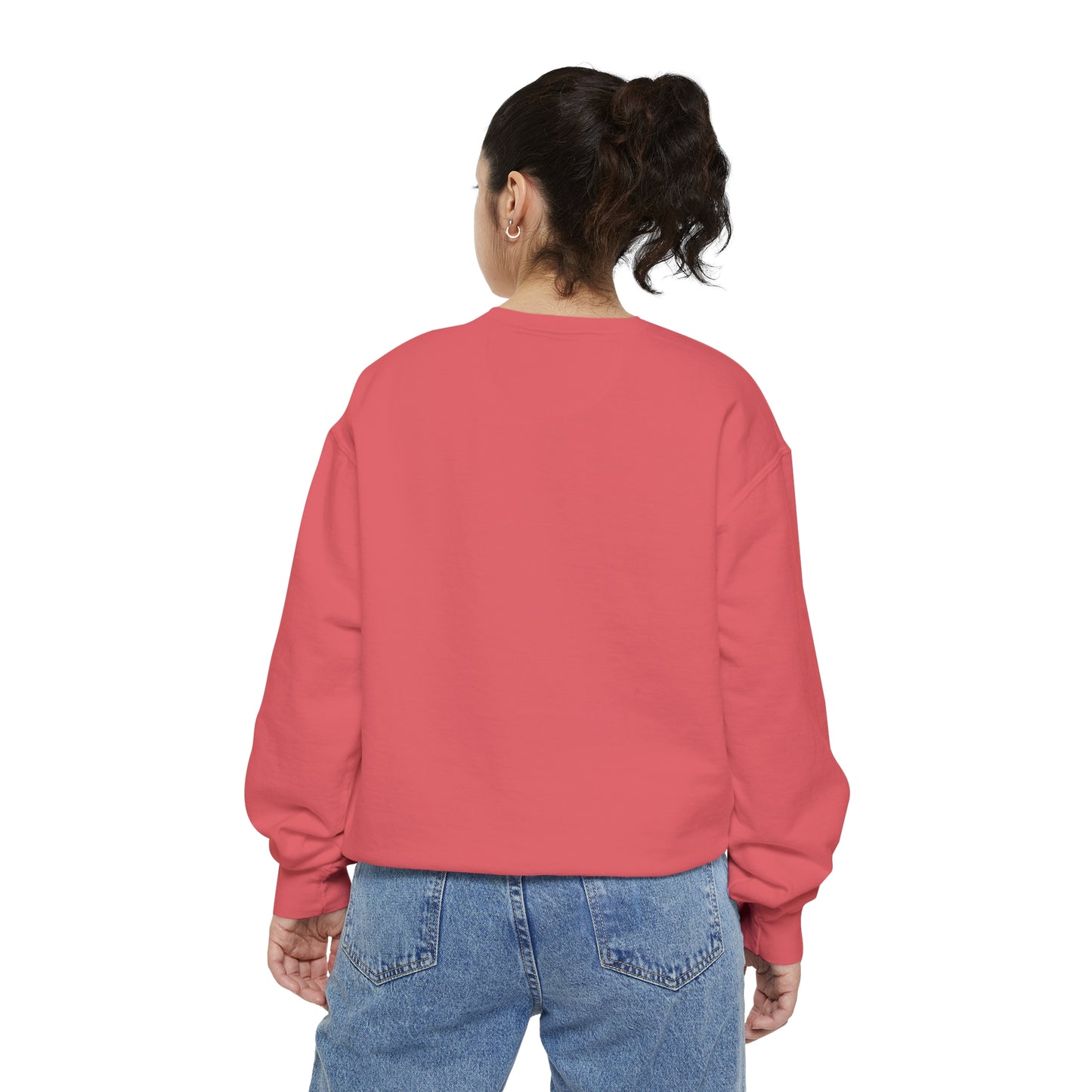 Plants & Cats Are All I Need Unisex Garment-Dyed Crewneck