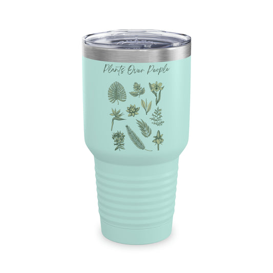 Plants Over People Ringneck Tumbler, 30oz