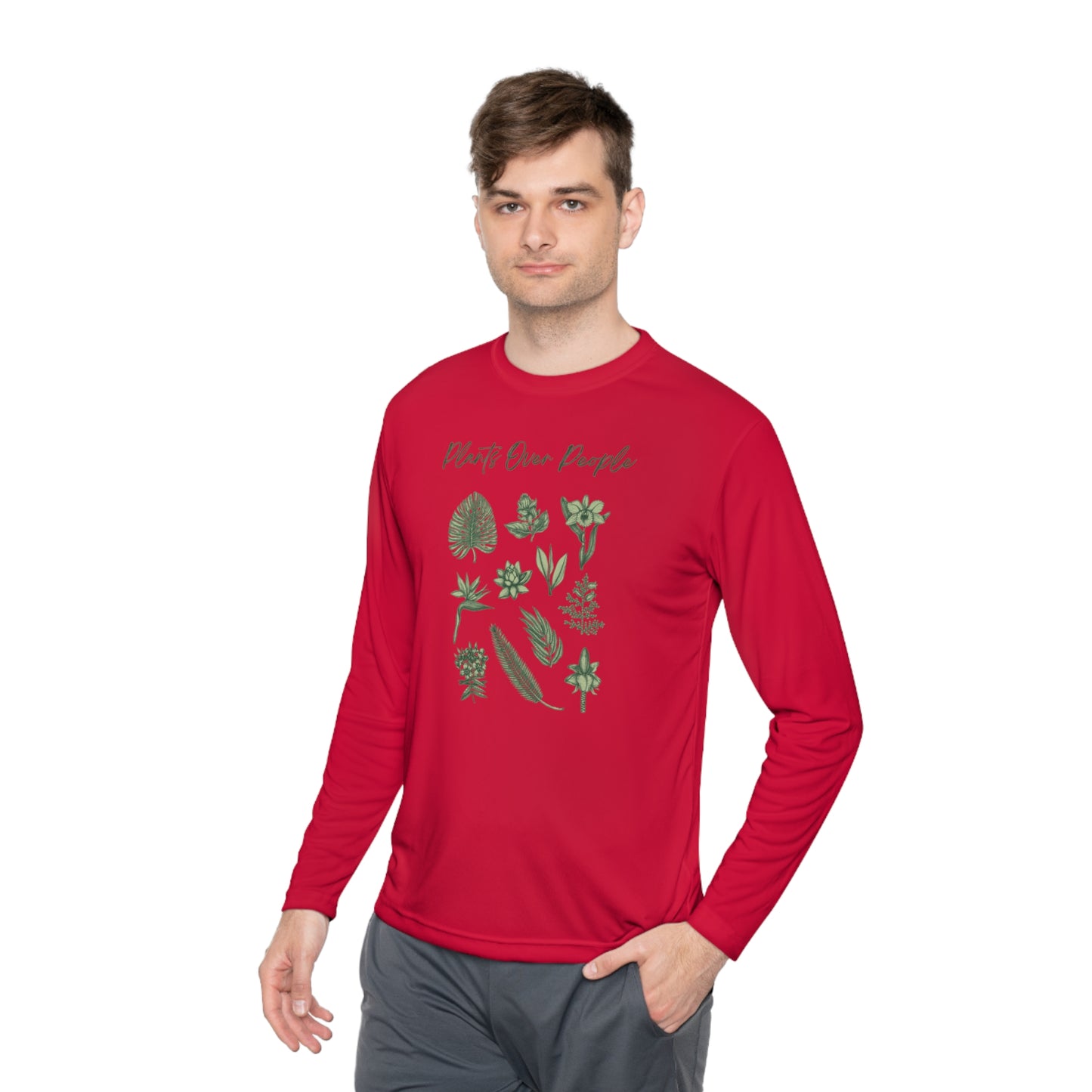 Plants Over People Unisex Lightweight Long Sleeve