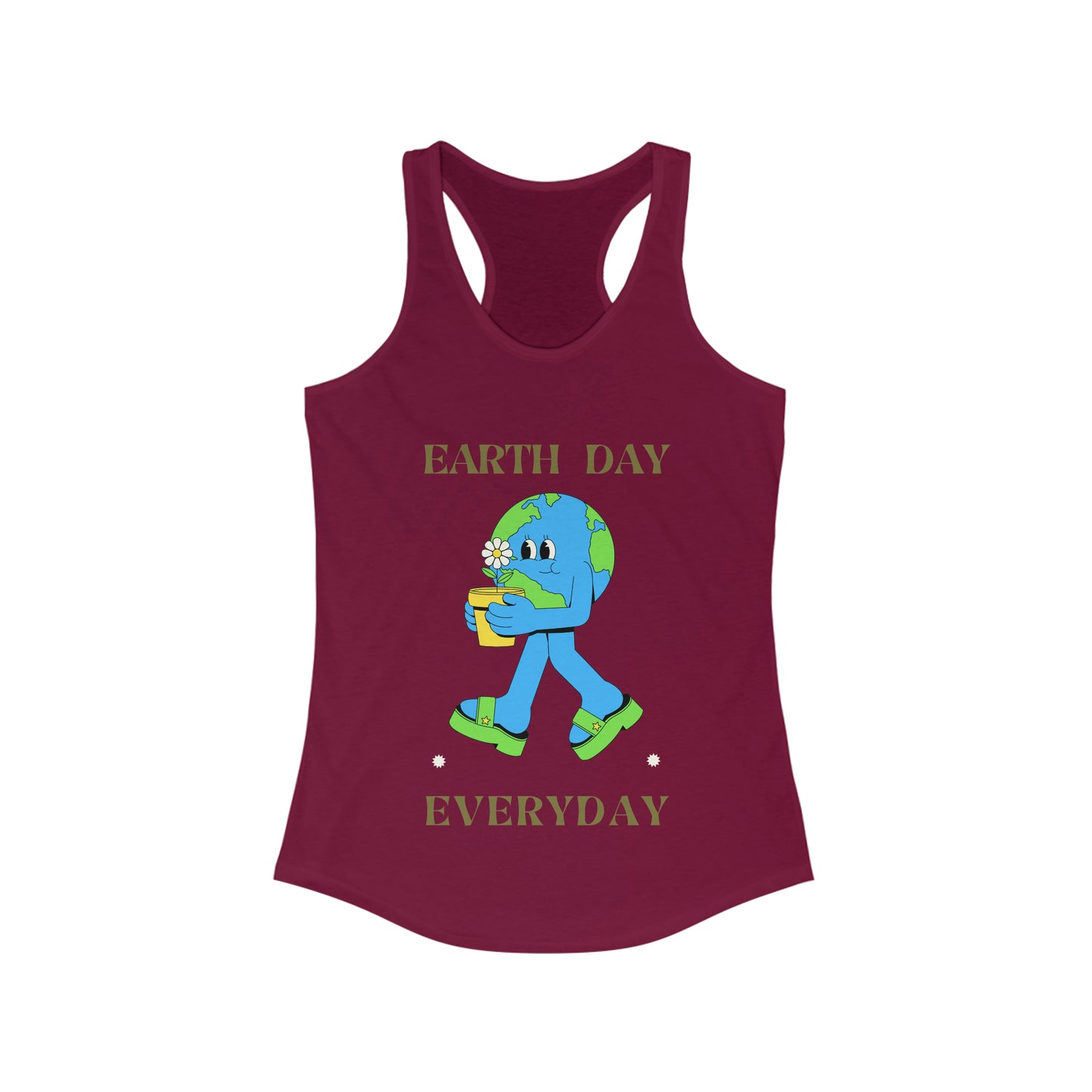 Earth Day Everyday Women's Racerback Tank