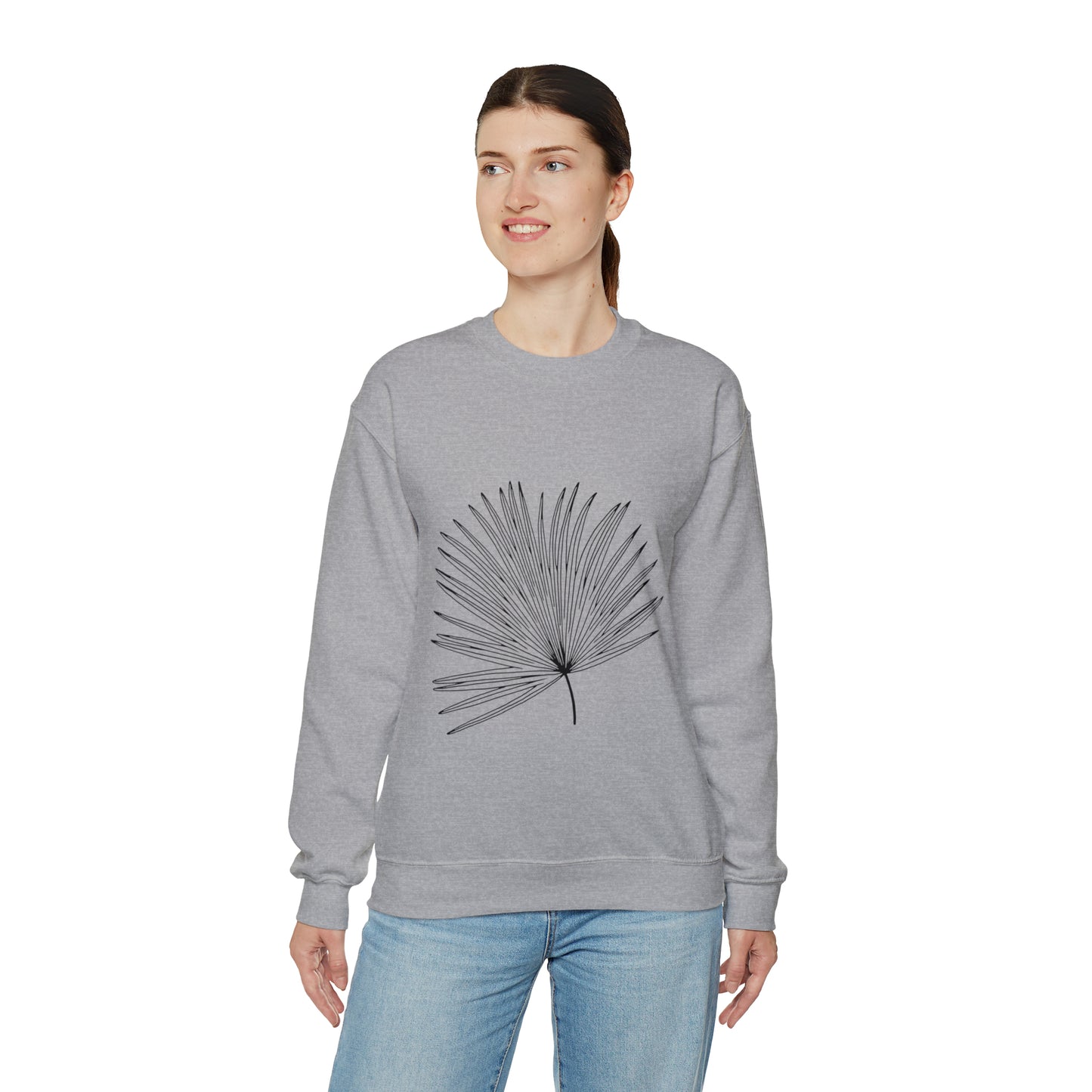 Palm Leaf Unisex Crewneck Sweatshirt
