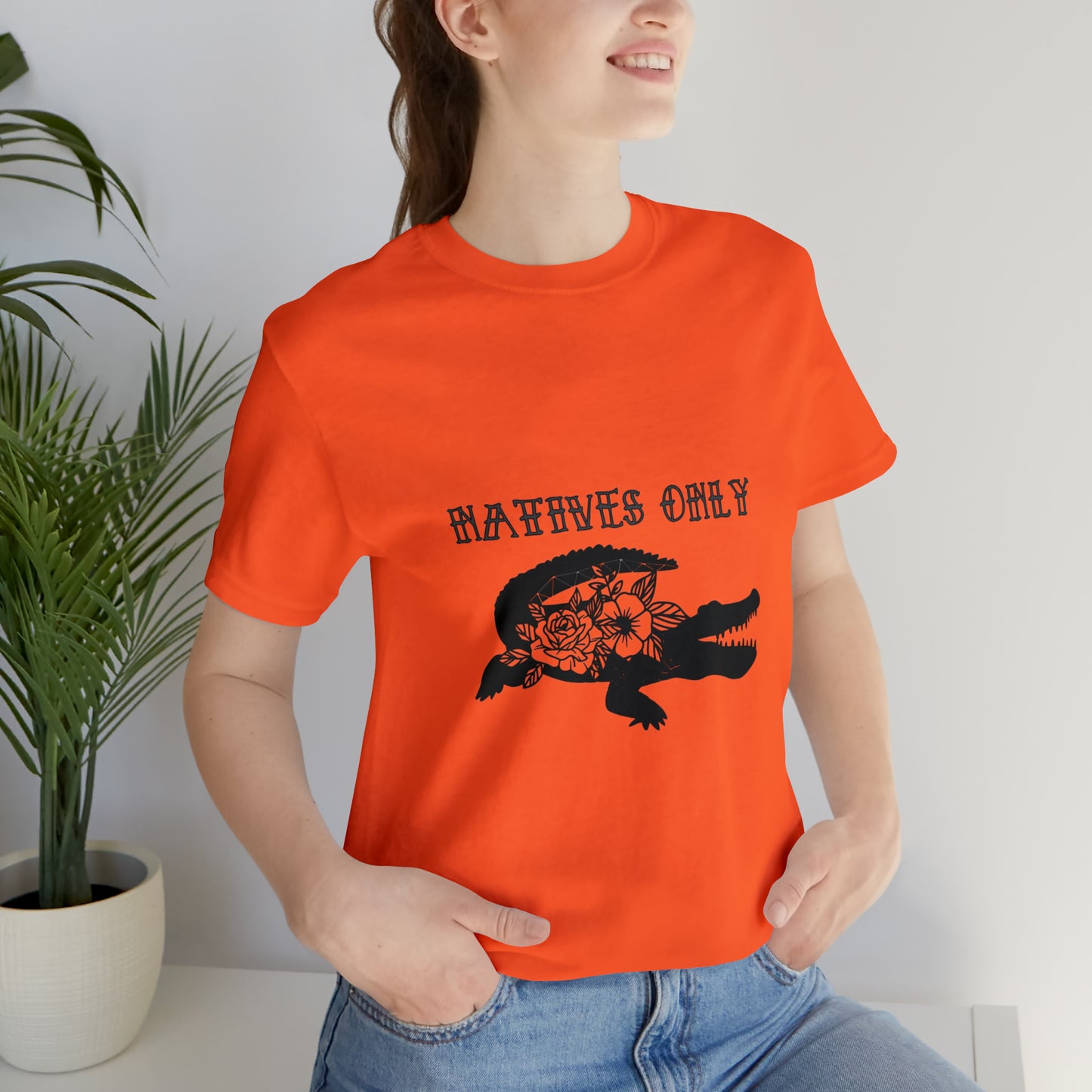 Natives Only Alligator Unisex Jersey Tee