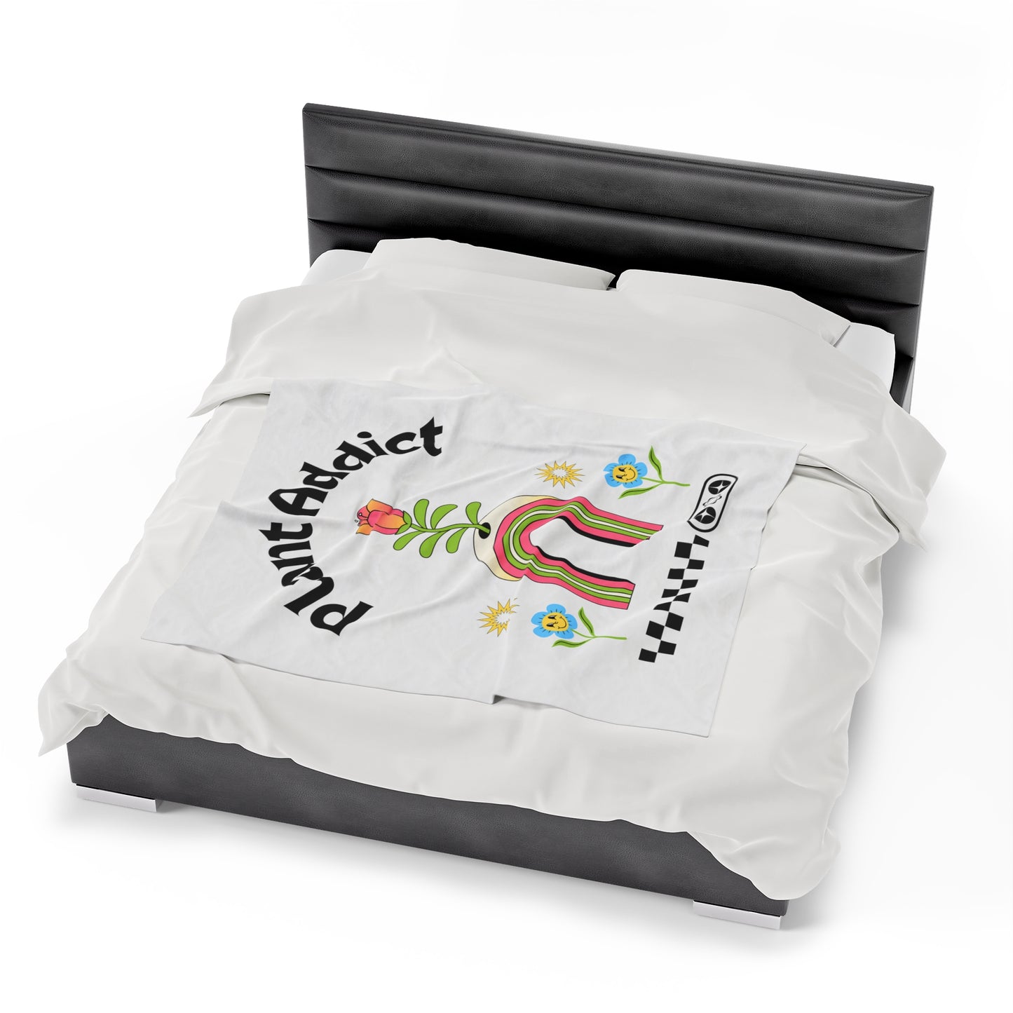 Plant Addict Velveteen Plush Blanket