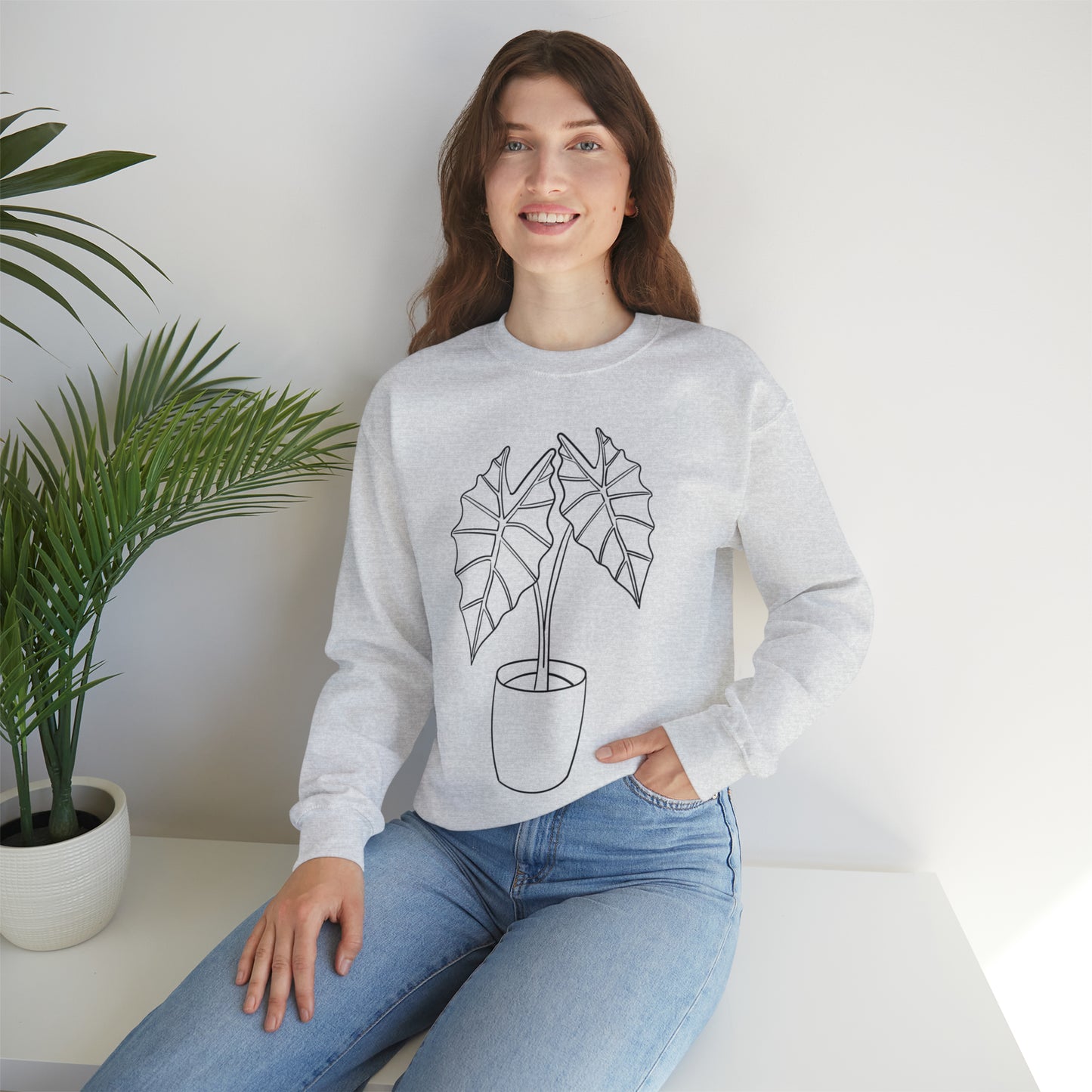 Alocasia Unisex Crewneck Sweatshirt