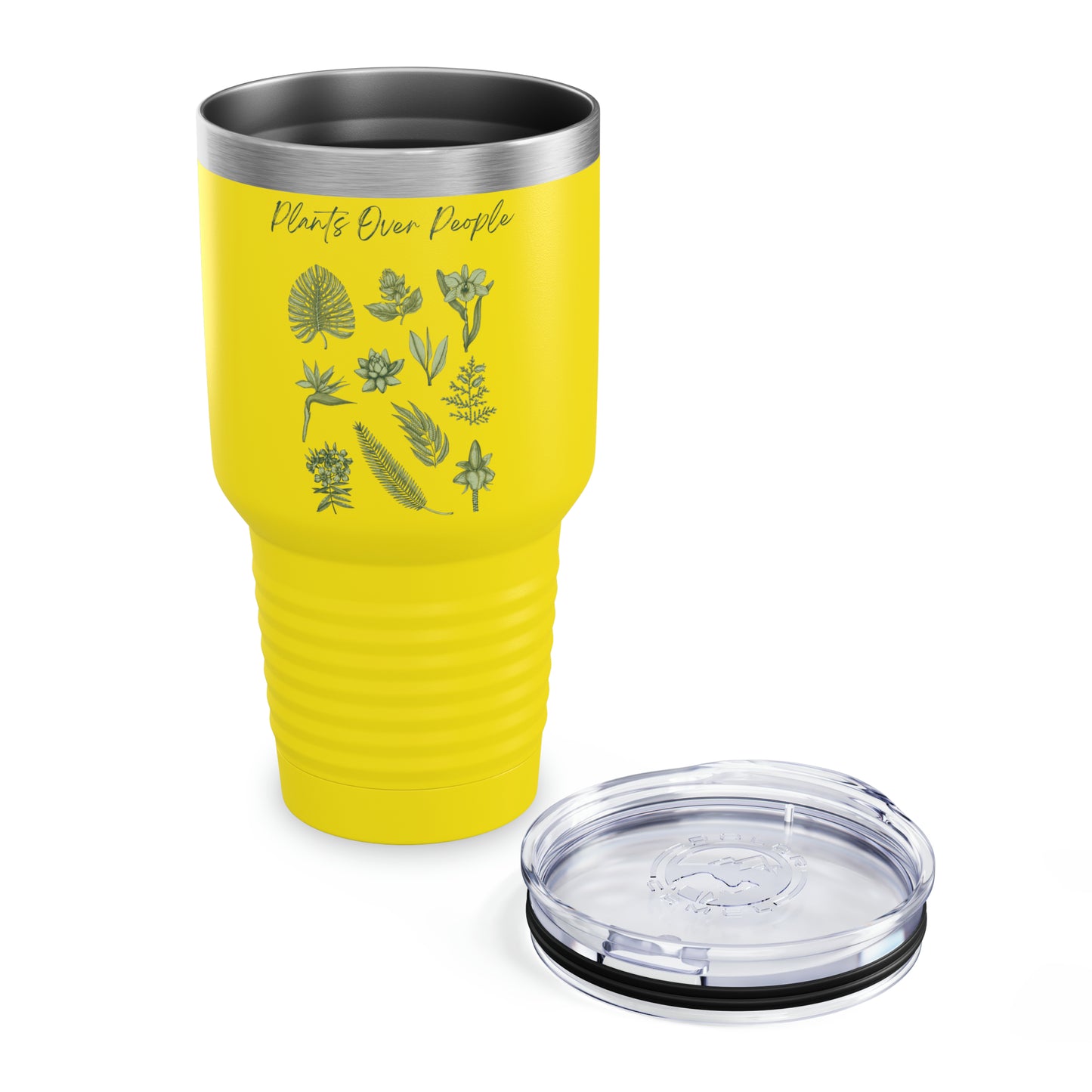 Plants Over People Ringneck Tumbler, 30oz