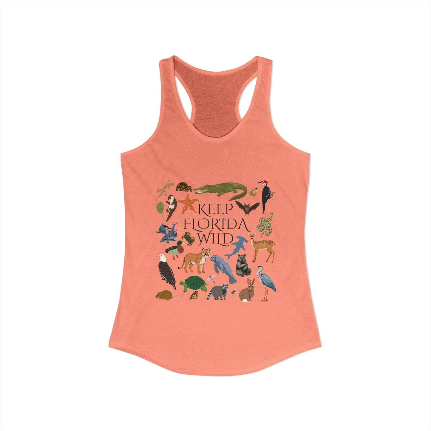 Keep Florida Wild Women's Racerback Tank