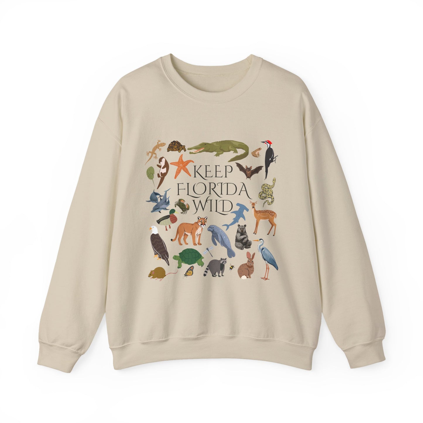 Keep Florida Wild Unisex Crewneck Sweatshirt