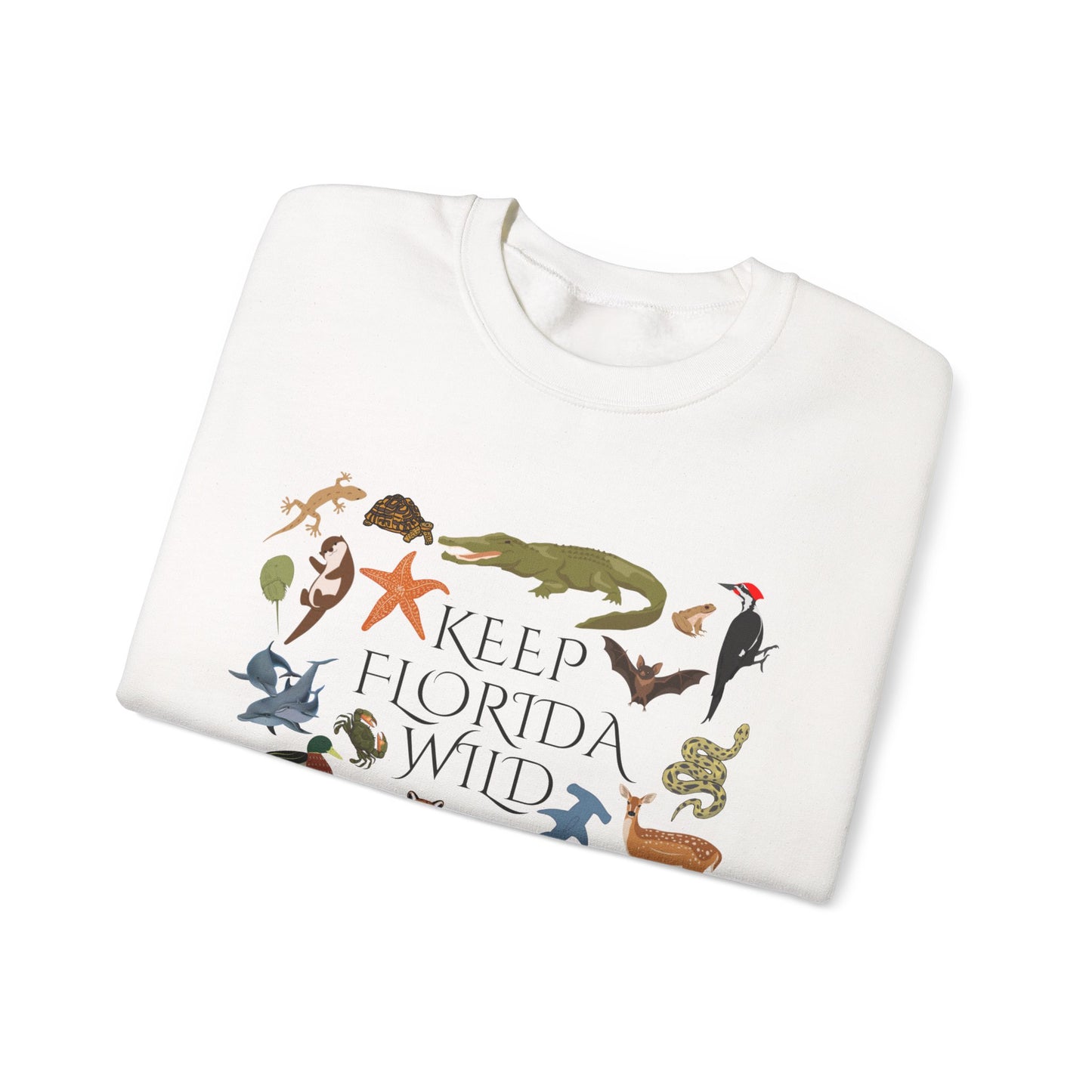 Keep Florida Wild Unisex Crewneck Sweatshirt