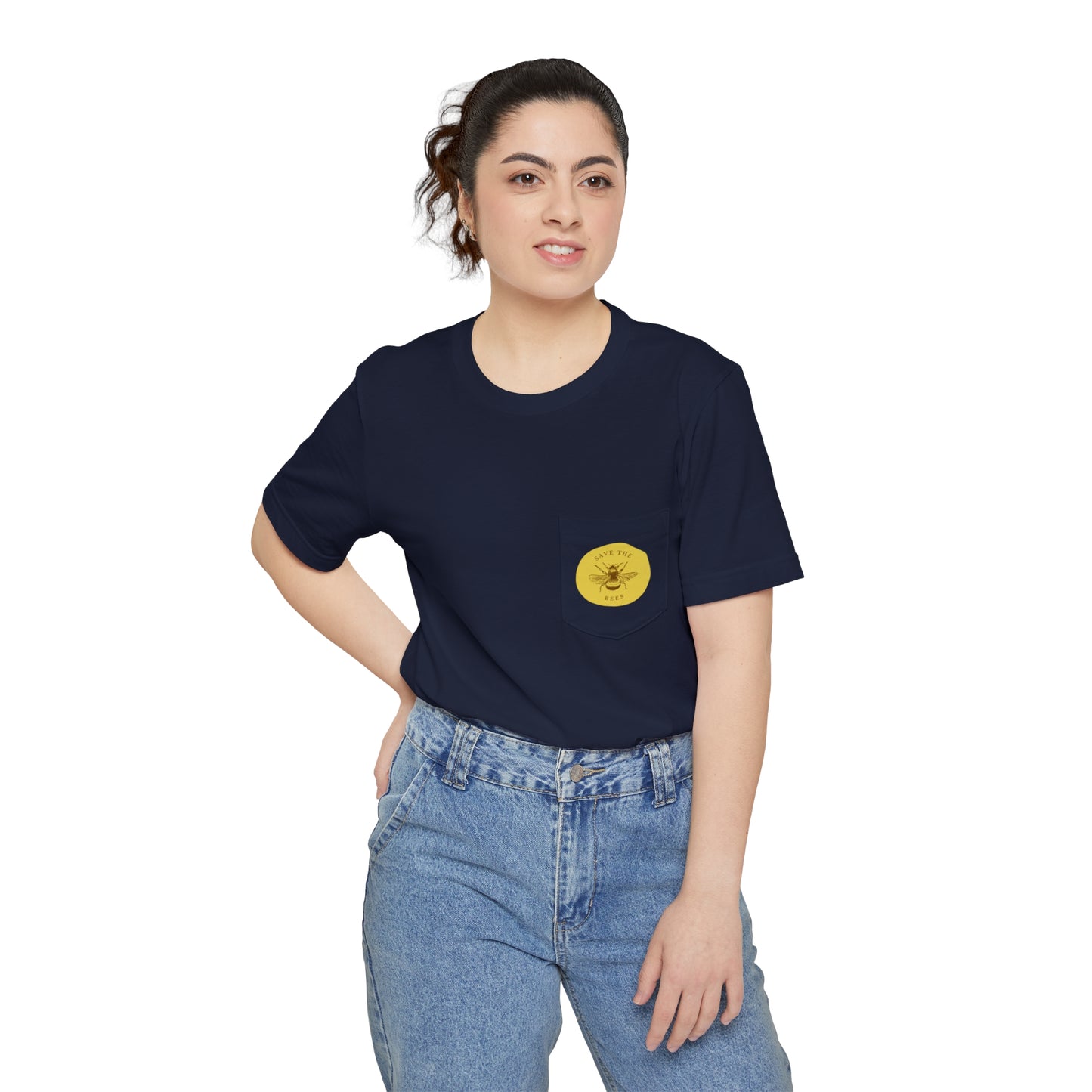 Save The Bees Unisex Pocket Tee