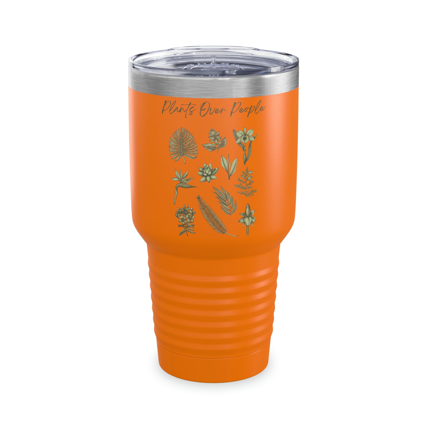 Plants Over People Ringneck Tumbler, 30oz